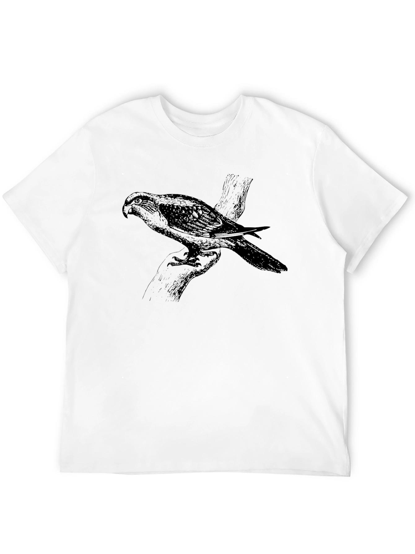 Black Black Bird Graphic Tee - Stylish Men's Casual Shirt view 12