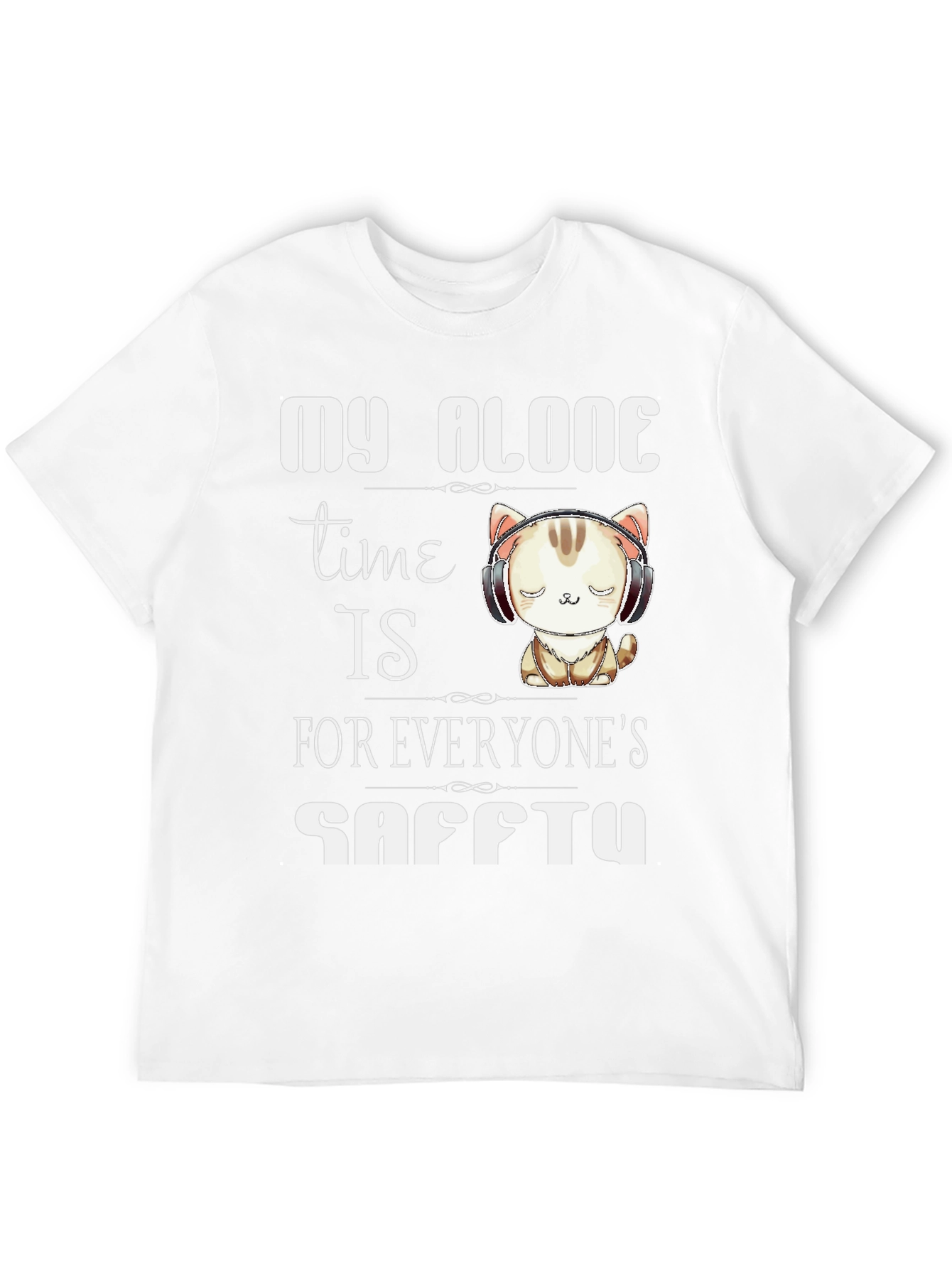 Black My Alone Time T-Shirt view 12