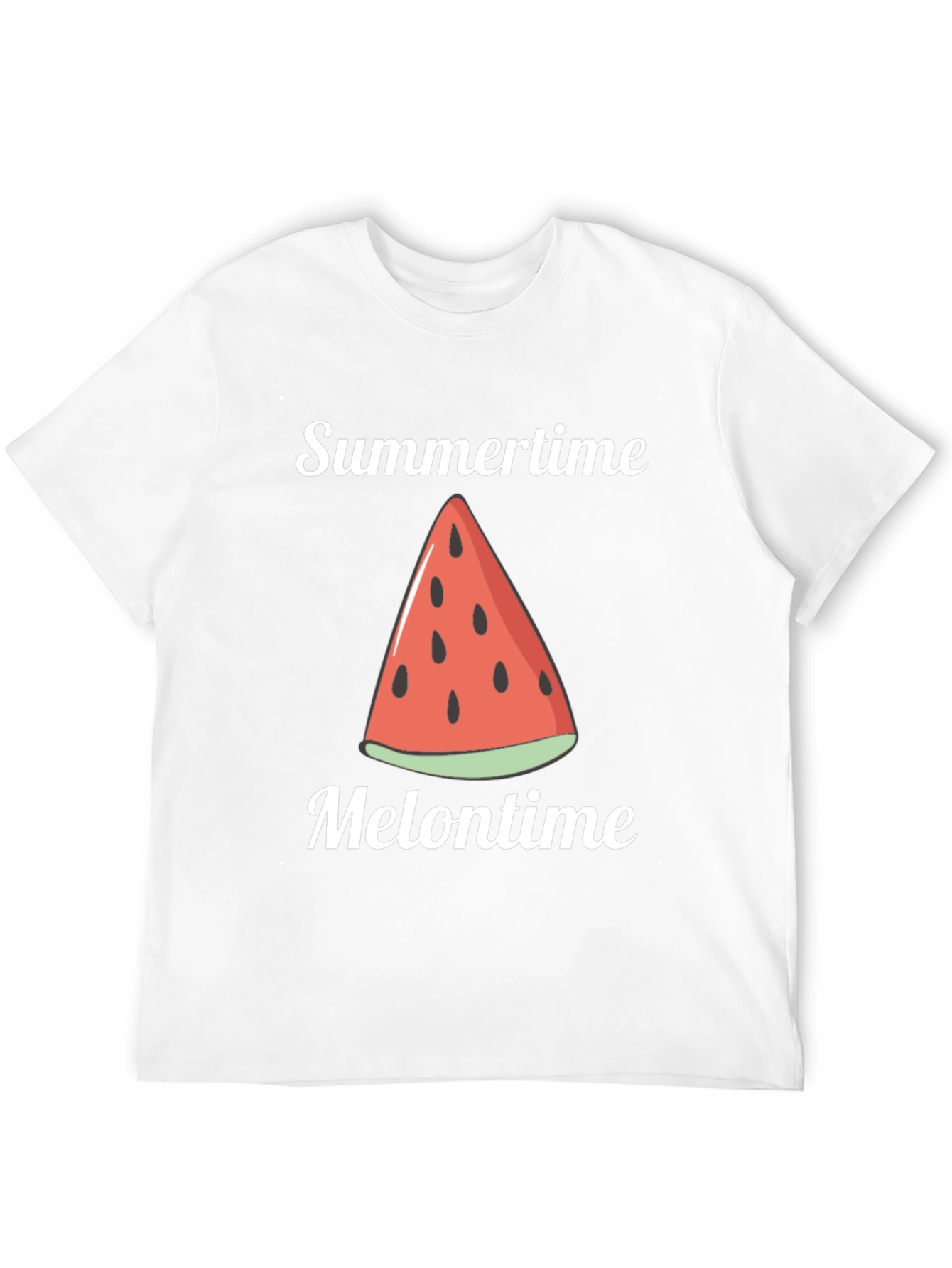 Black Summertime Melontime Graphic Tee view 12
