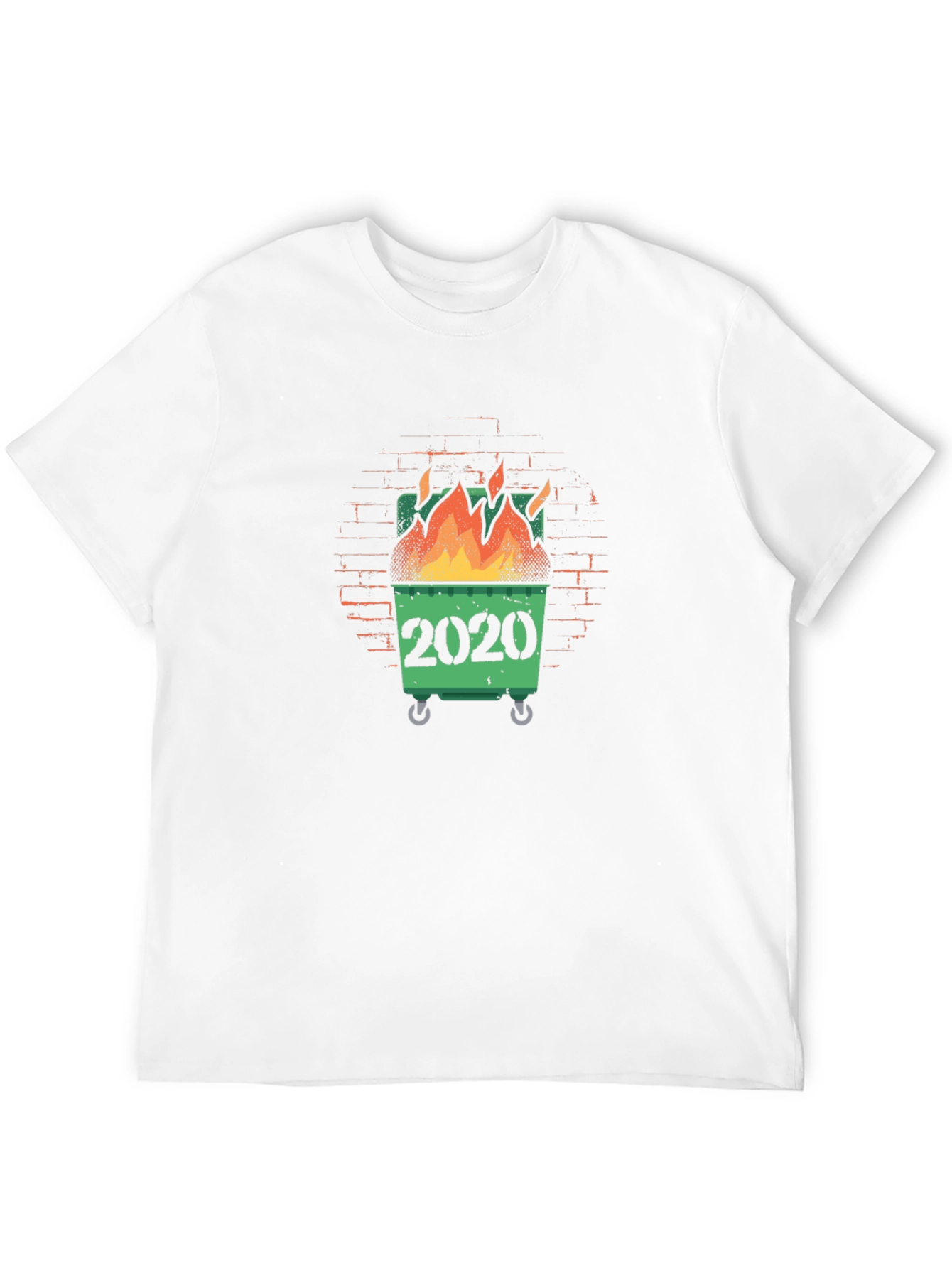 Black 2020 Dumpster Fire Graphic T-Shirt view 12