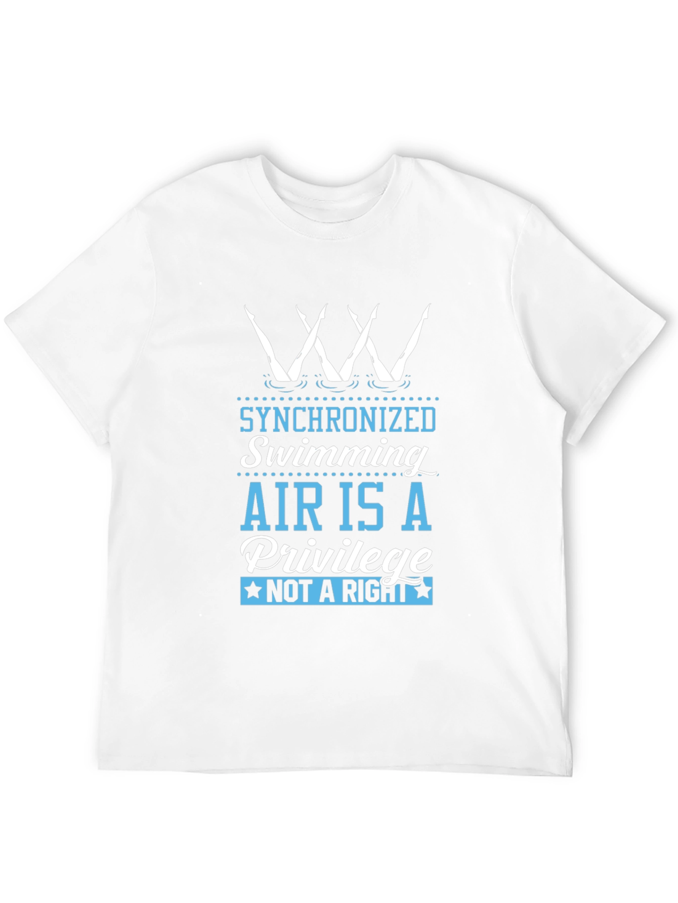 Synchronized Swimming Air is a Privilege T-Shirt - 12