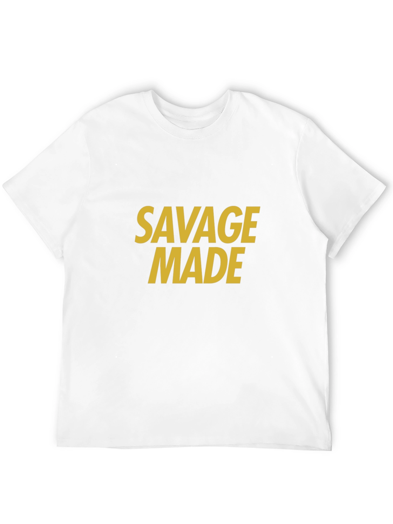 Black Savage Made Graphic Tee - Bold Statement Shirt view 12