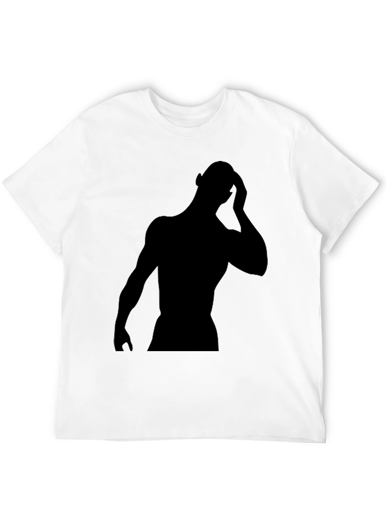 Black Black Silhouette Graphic Tee - Men's Fashion view 12