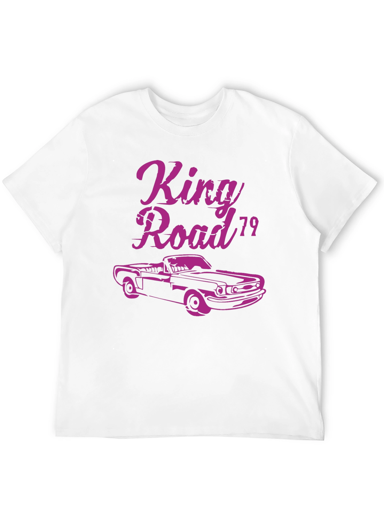 Black King Road '79 Car Graphic T-Shirt view 12