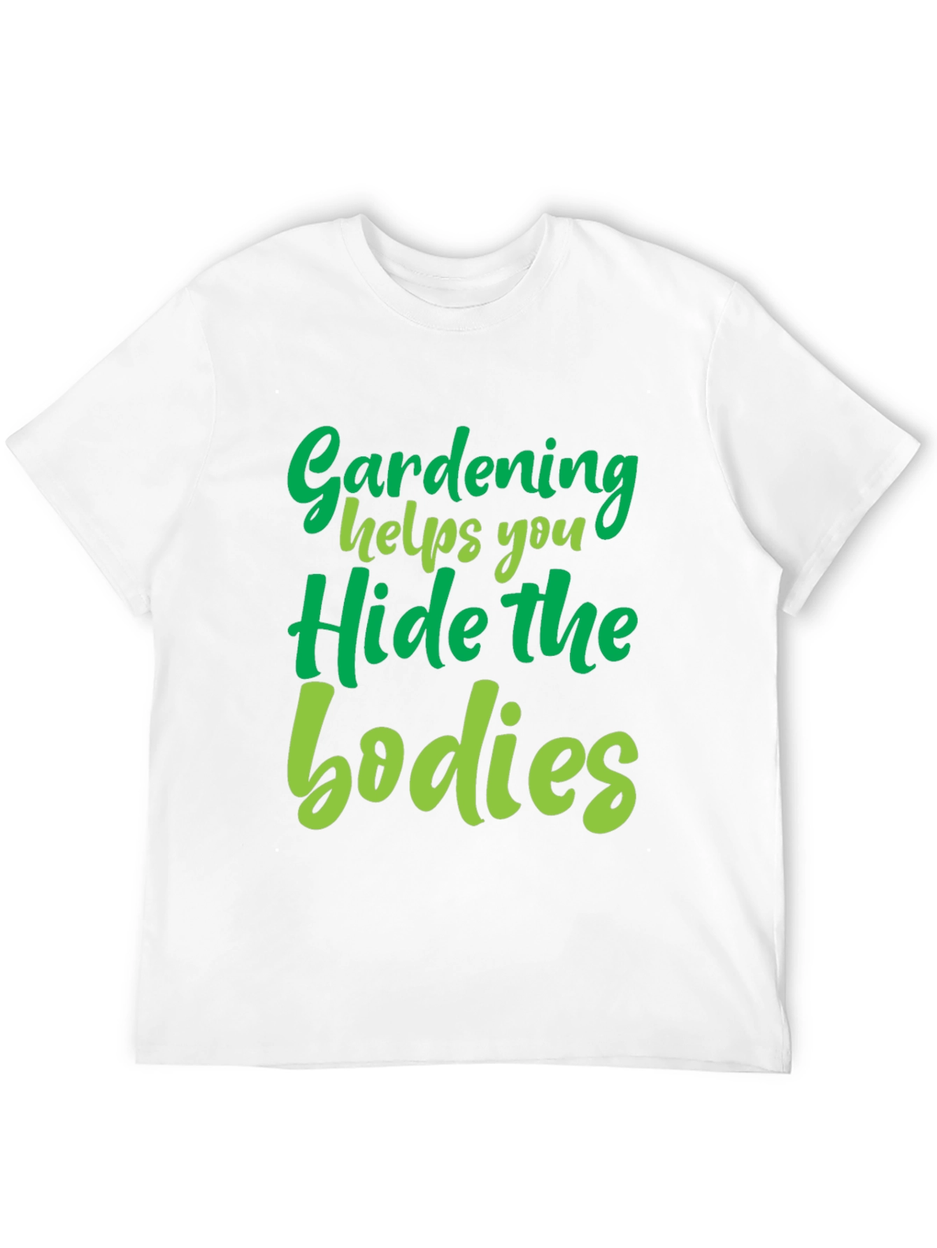 Black Gardening Hide the Bodies Graphic Novelty Tee view 12