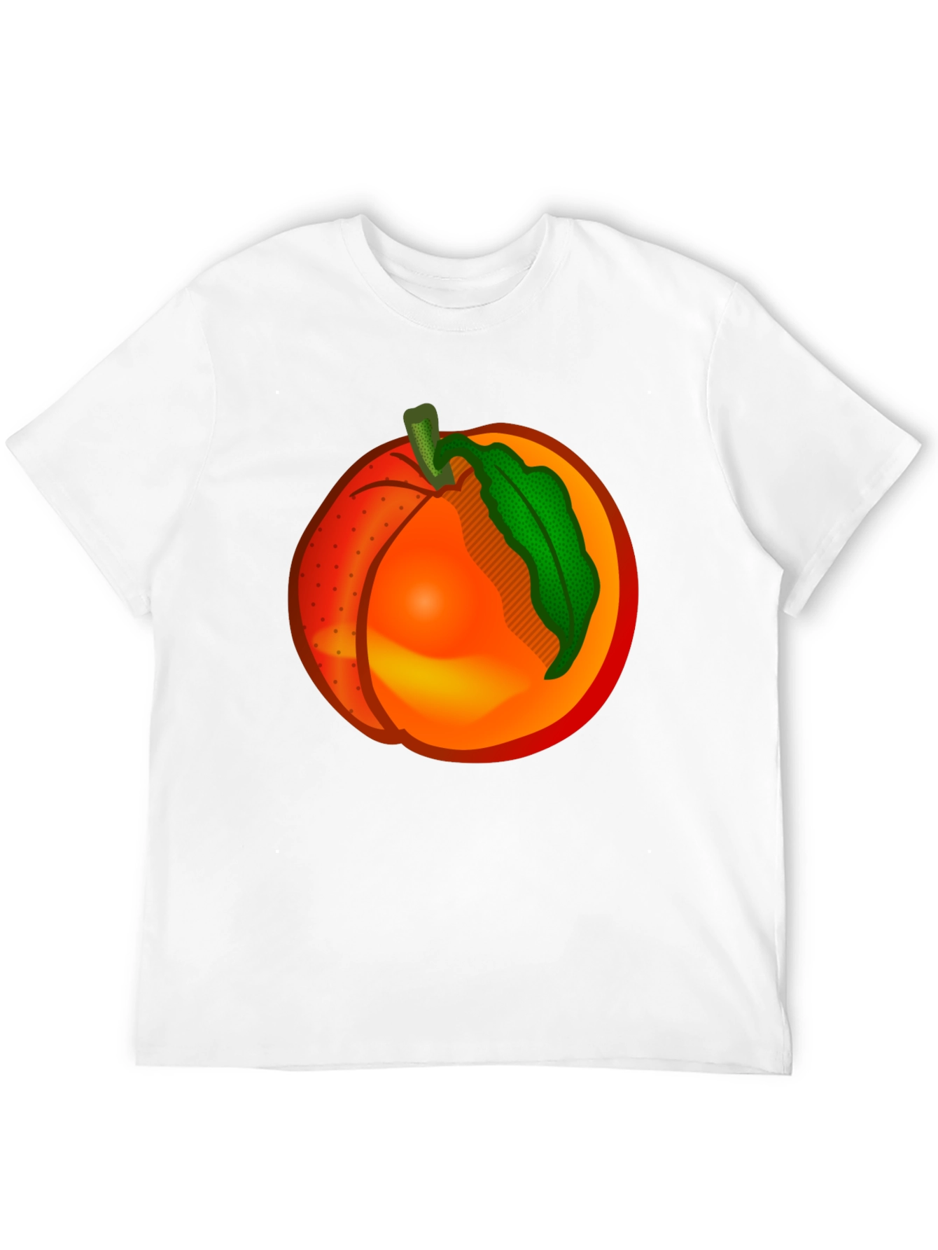 Black Peach Graphic T-Shirt - Fruity Fashion view 12