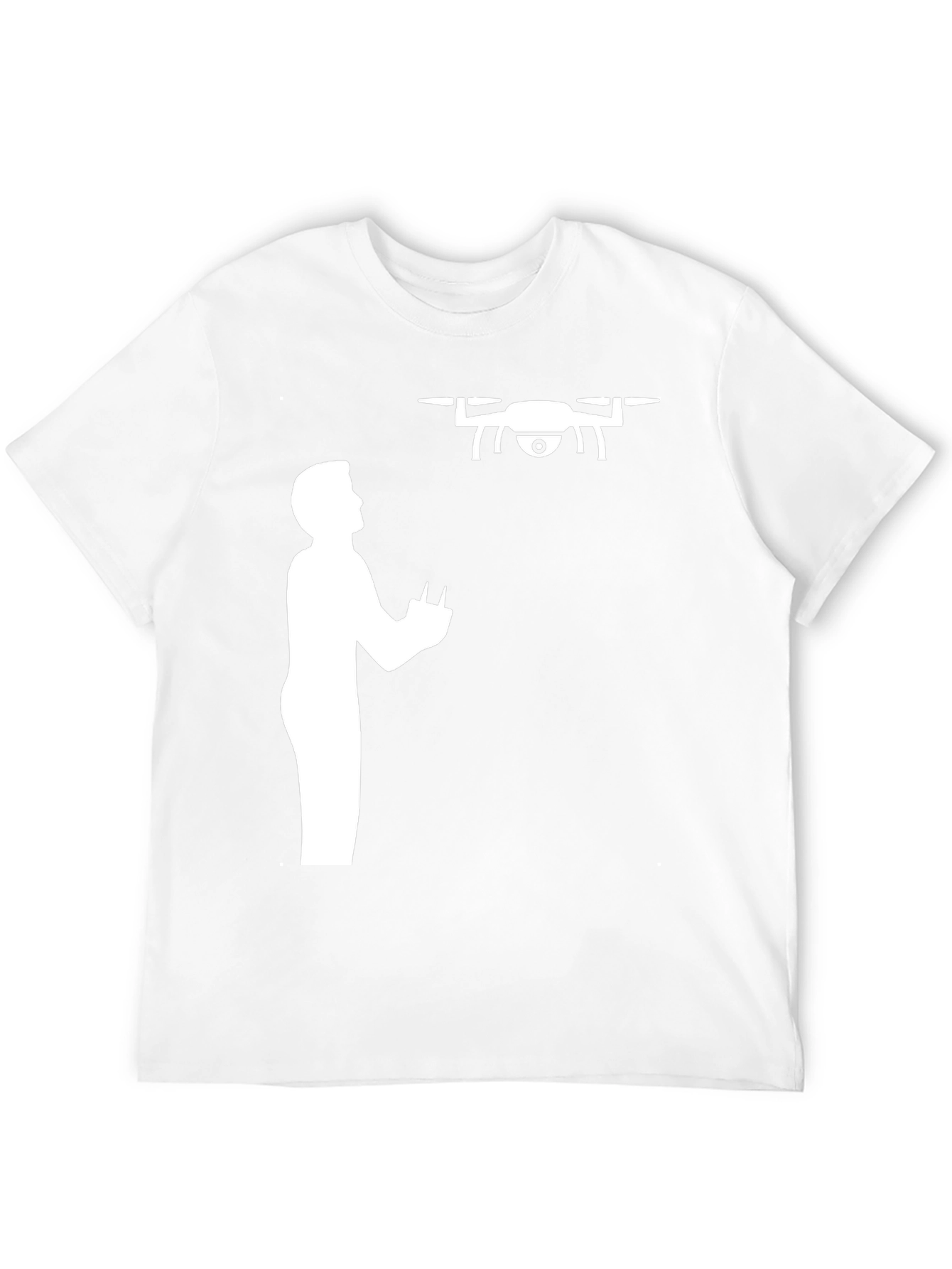 Black Drone Pilot T-Shirt - Black view 12