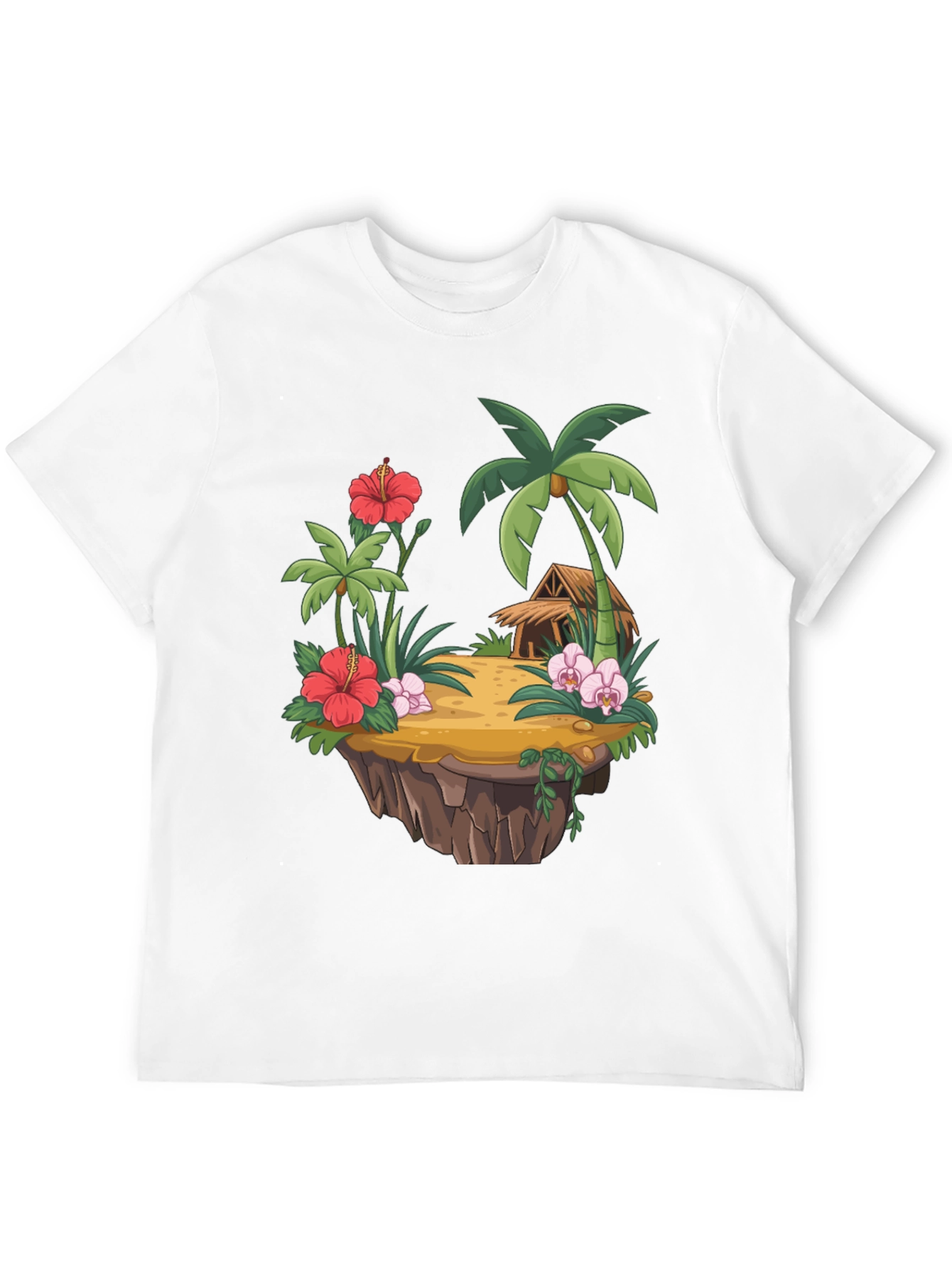 Island Paradise Graphic Tee - Black - 12