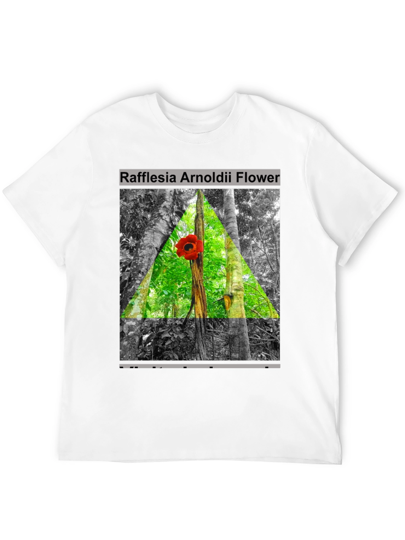 Black Rafflesia Arnoldii Flower T-Shirt view 12