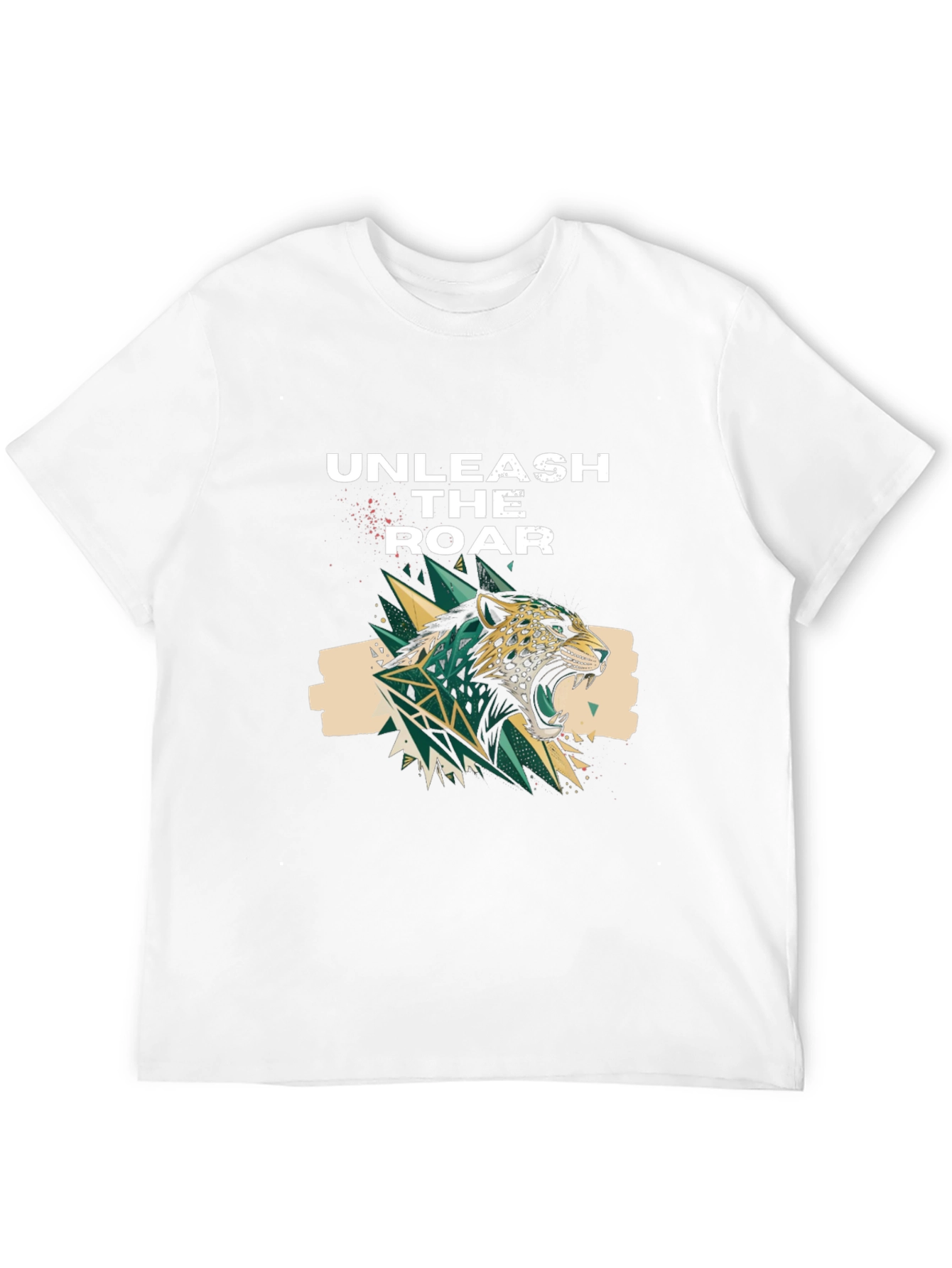 Black Unleash the Roar Graphic Print T-Shirt view 12