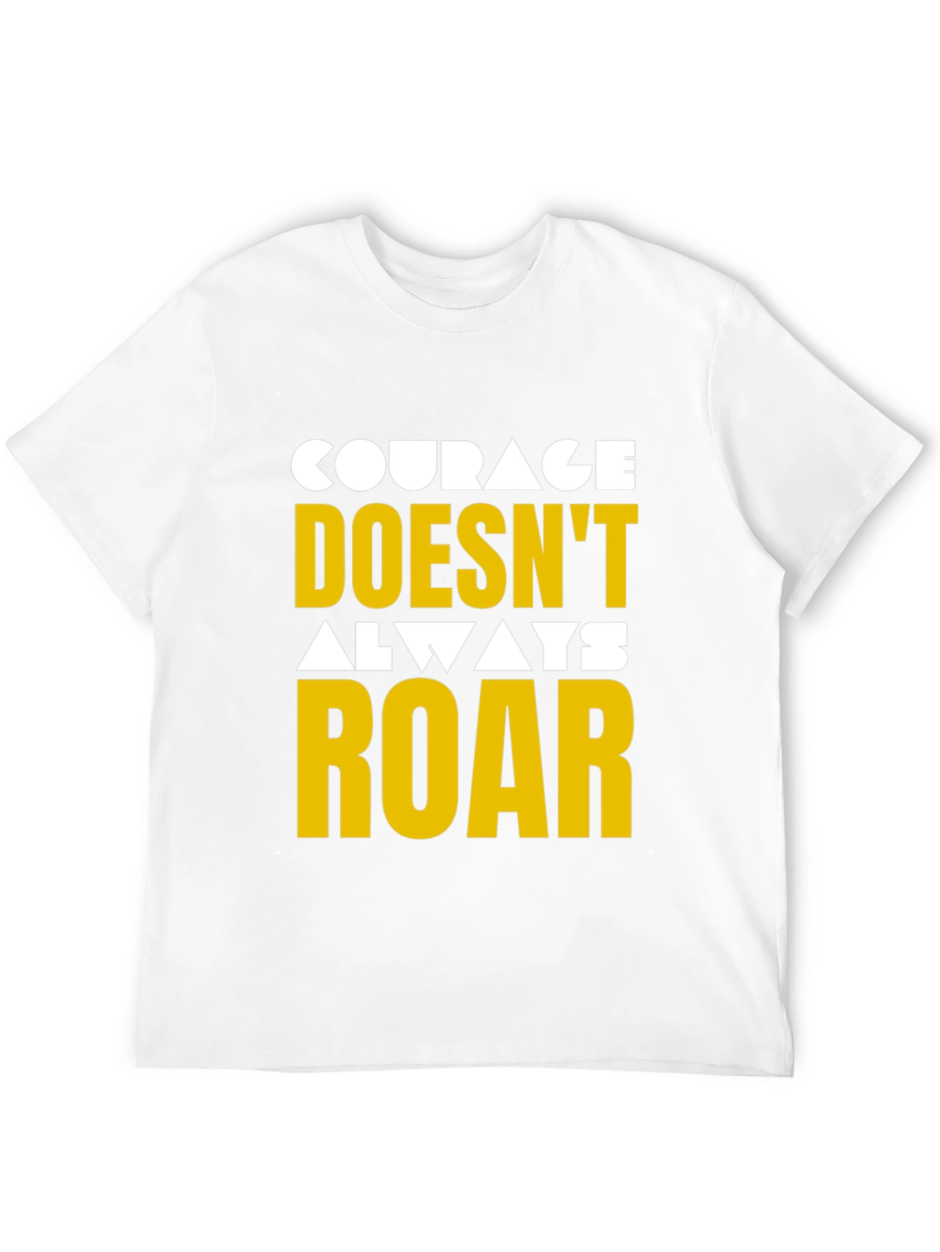 Black Courage Graphic Tee - Motivational T-Shirt view 12