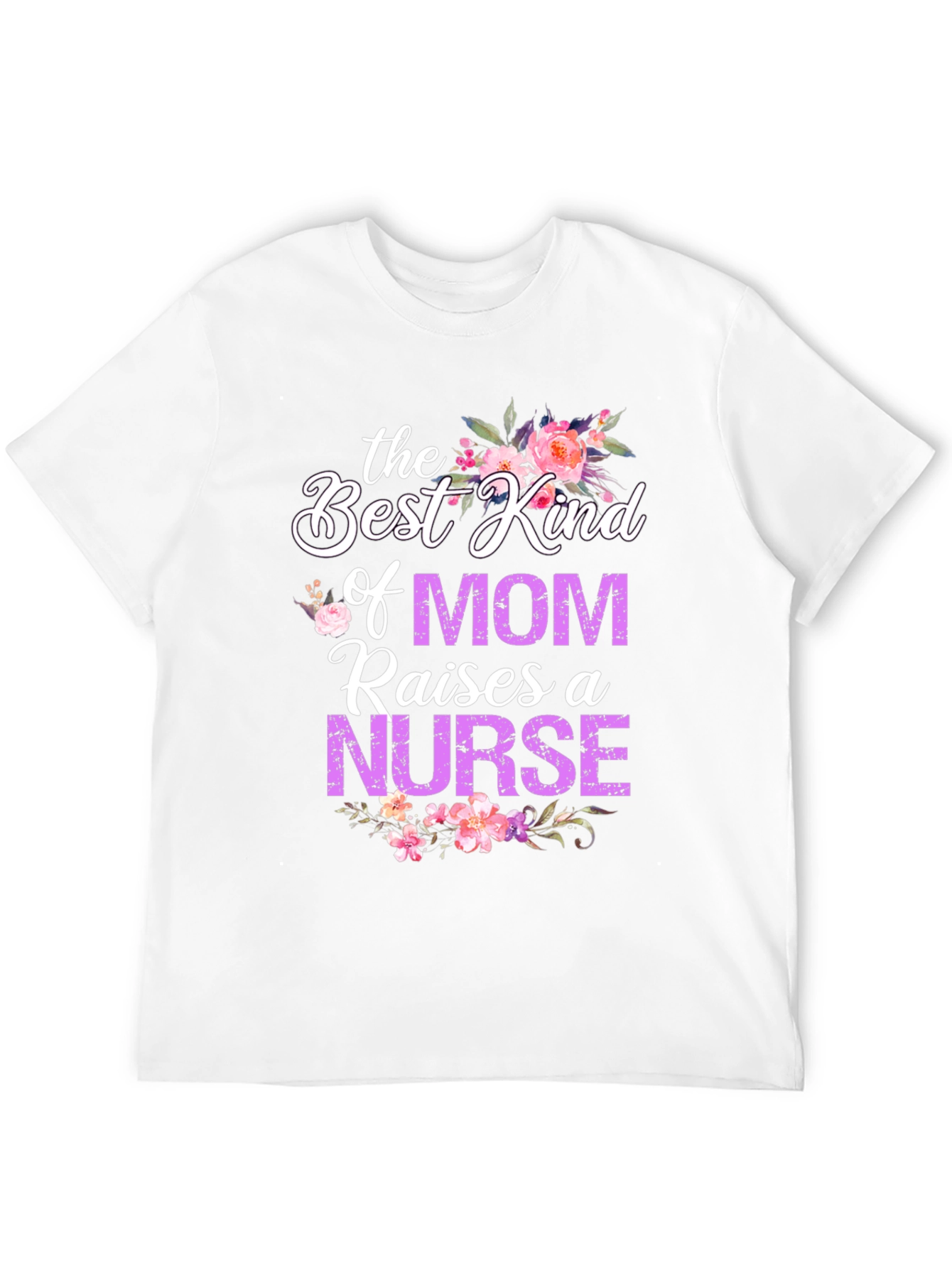 Black Best Kind of Mom Nurse T-Shirt view 12