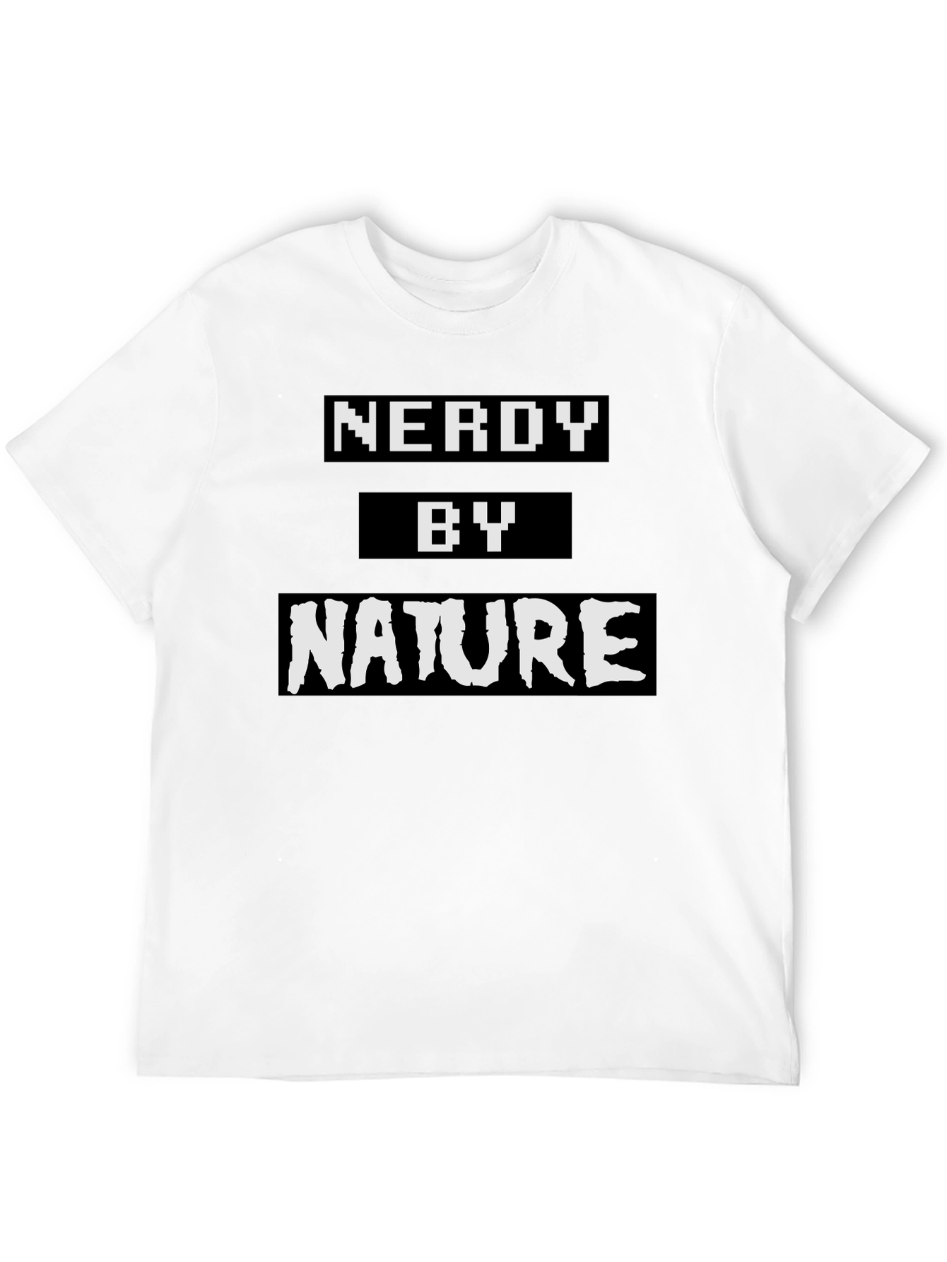 Black Nerdy By Nature Graphic Tee view 12