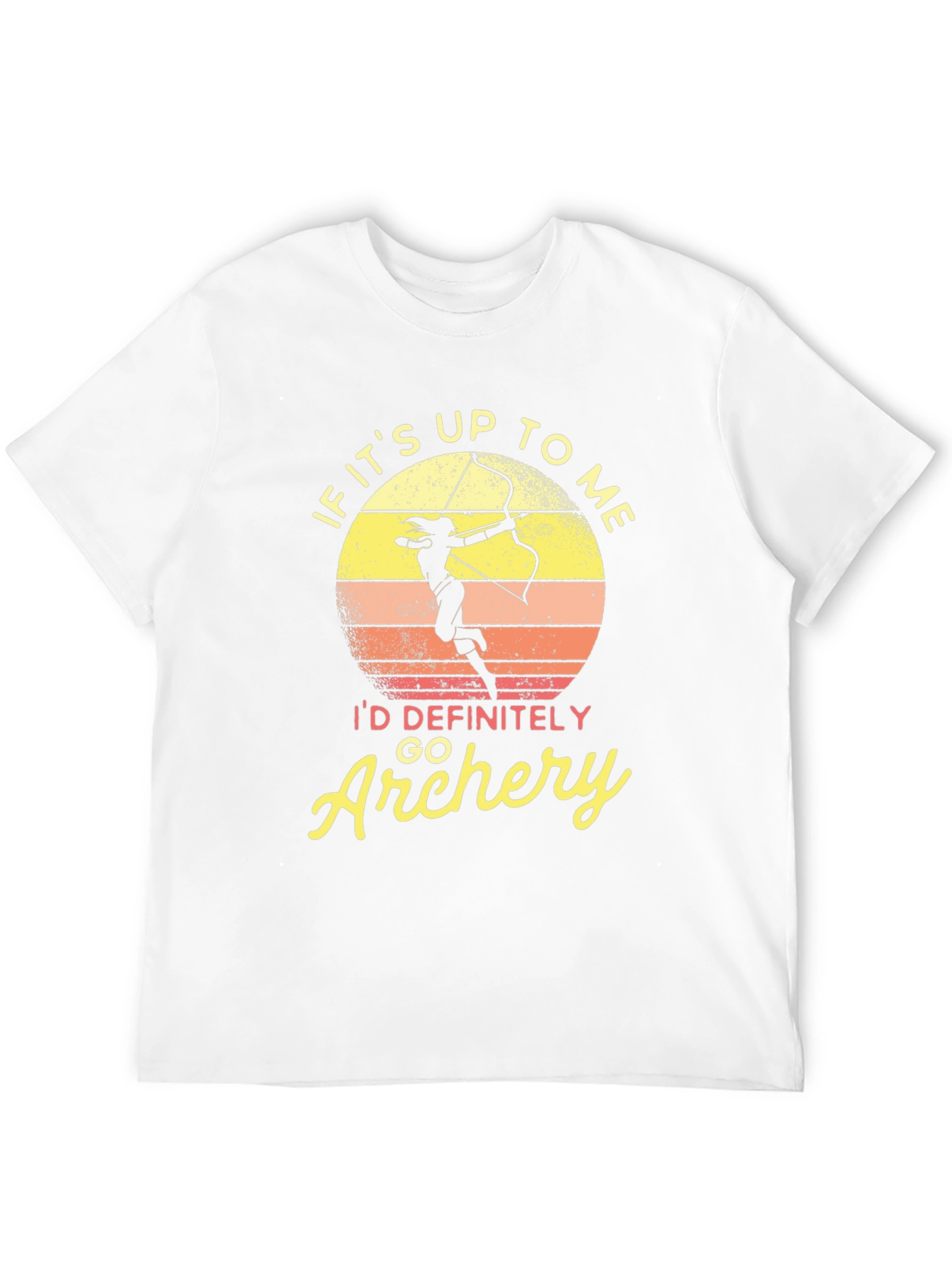 Black Archery T-Shirt - If It's Up To Me Archery Tee view 12
