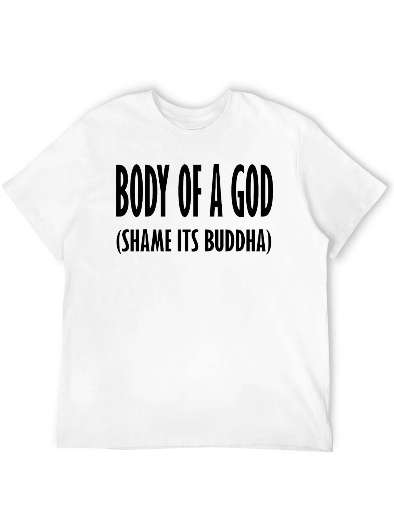 Black Body of a God Funny Graphic Tee view 12