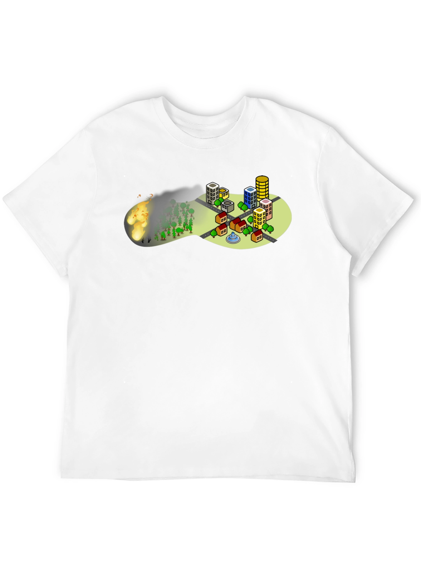 Black City Disaster T-Shirt - Graphic Tee view 12