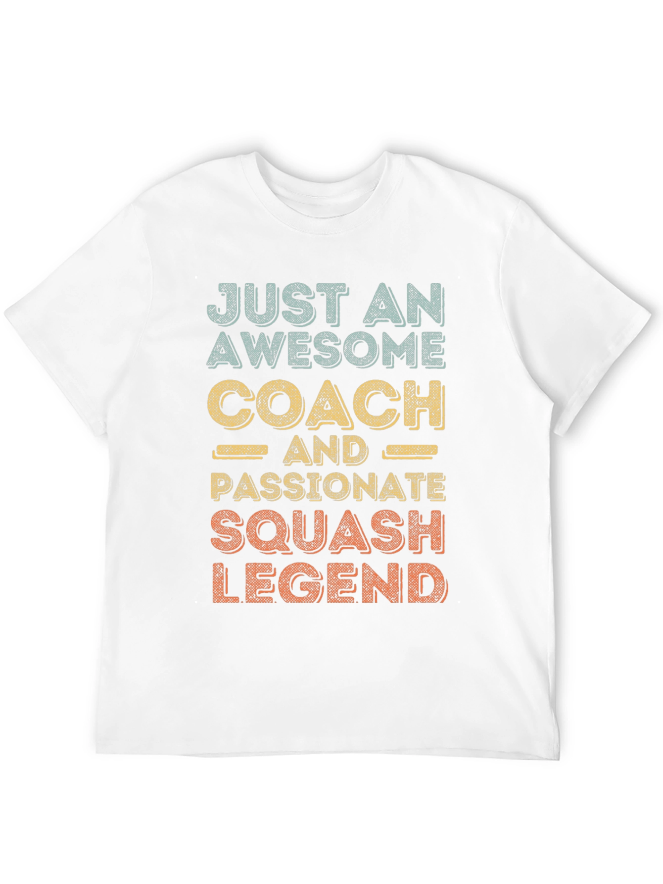 Black Awesome Squash Coach Legend Tee view 12