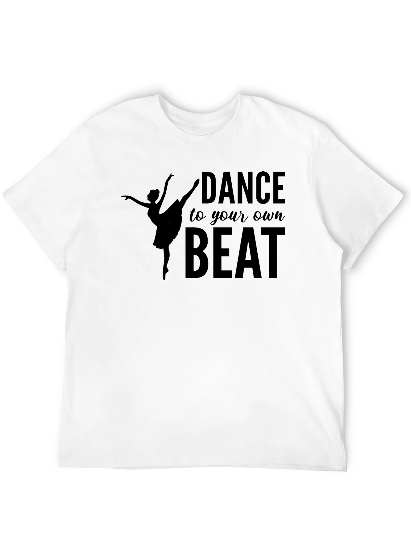 Black Dance to Your Own Beat T-Shirt view 12