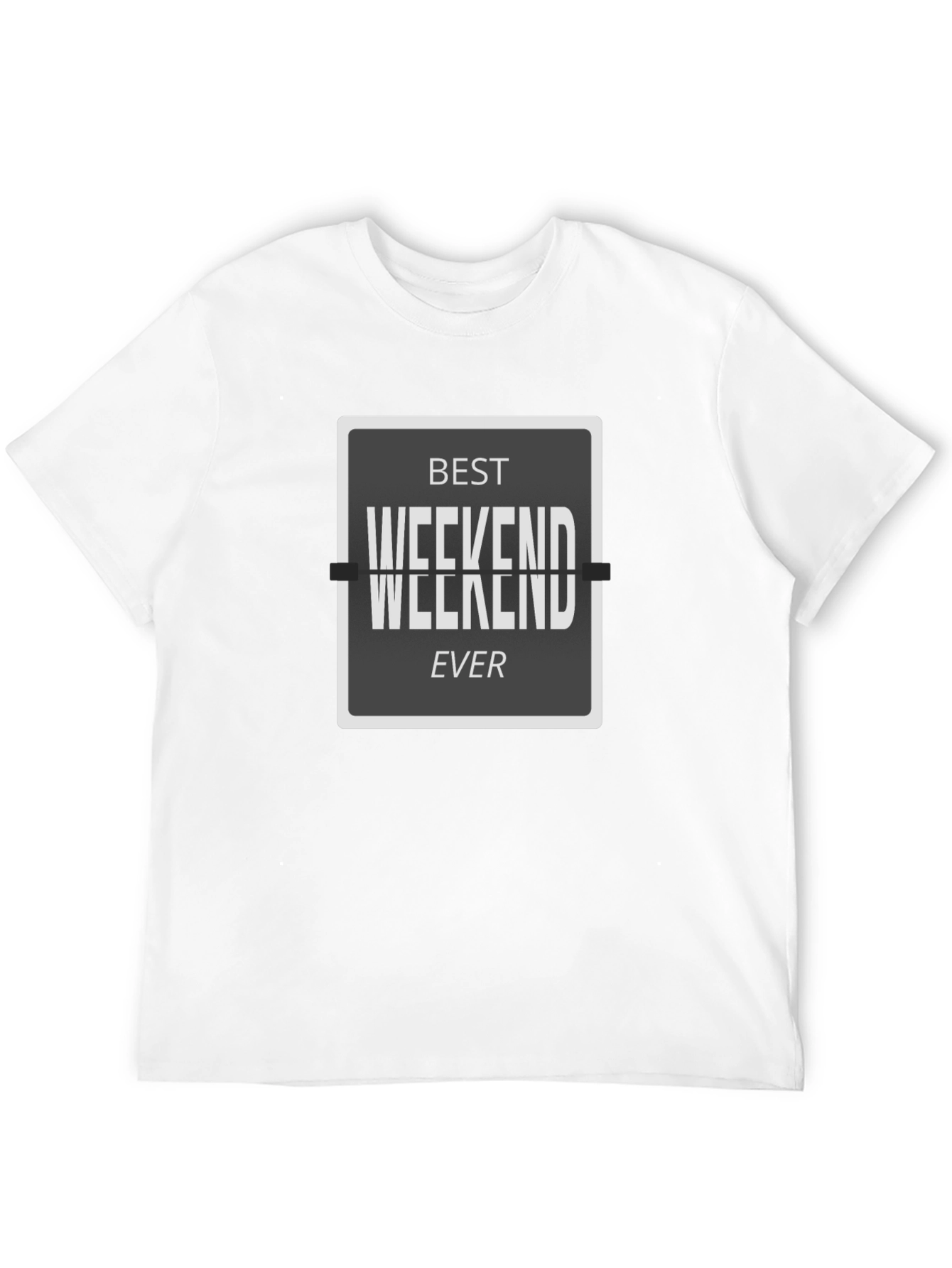 Black Best Weekend Ever Graphic Tee view 12