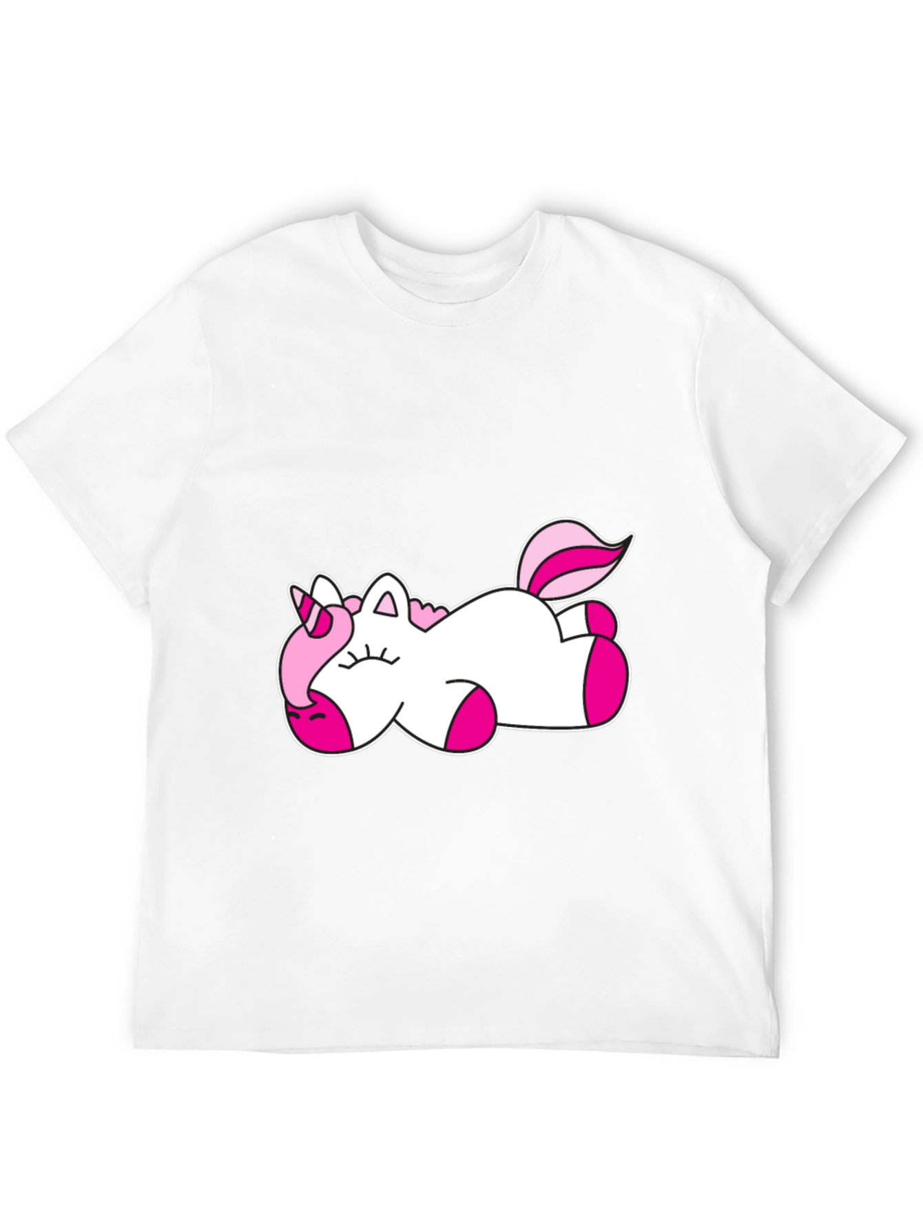 Black Unicorn Nap Black T-Shirt view 12