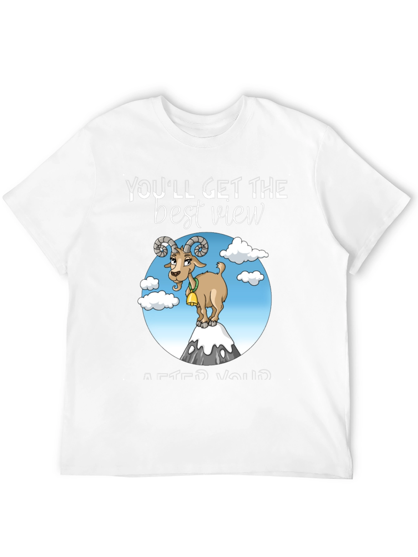 Black Mountain Goat T-Shirt - You'll Get the Best View view 12