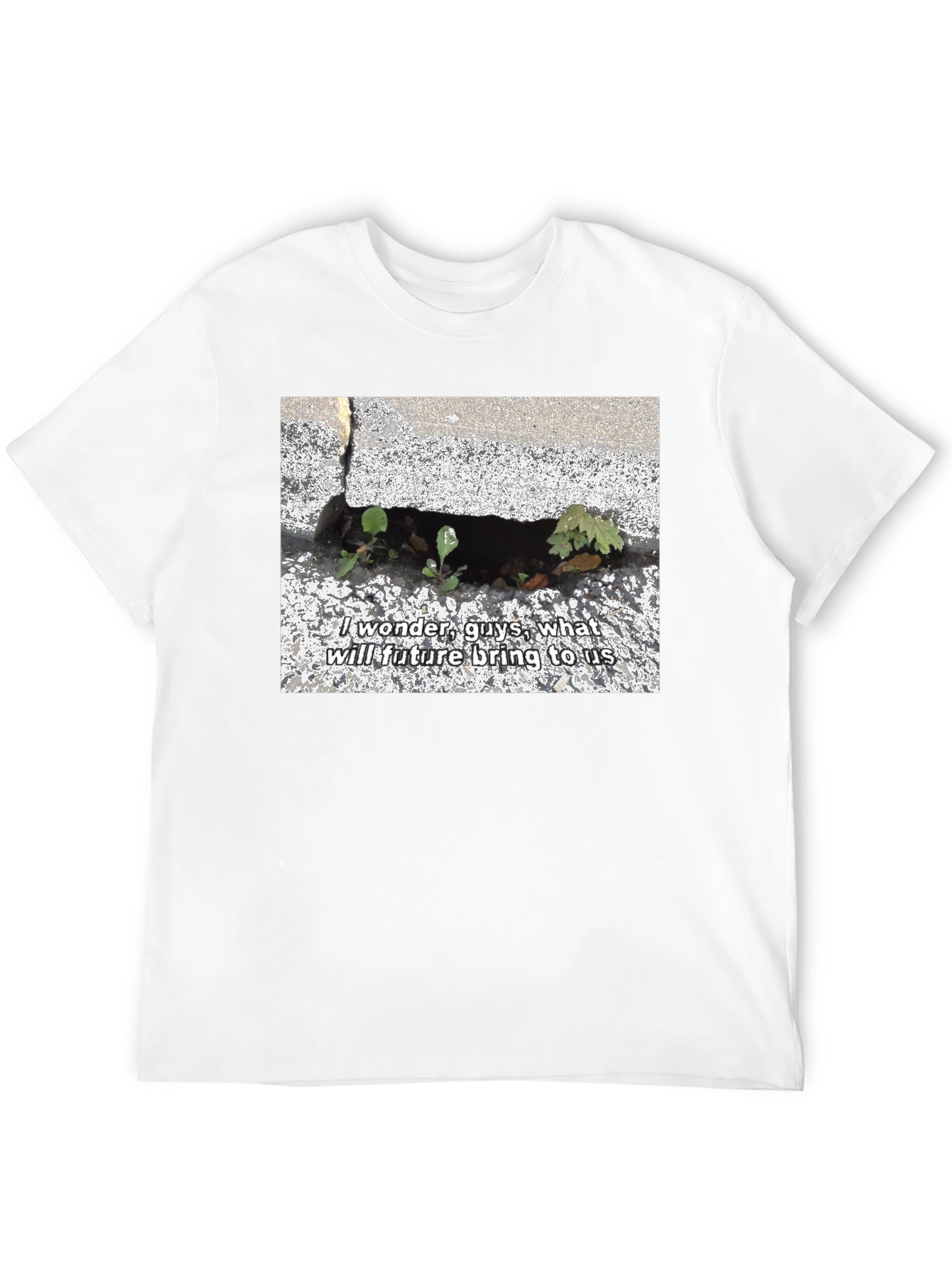 Nature-Inspired Graphic Tee - 'Future' Design - 12