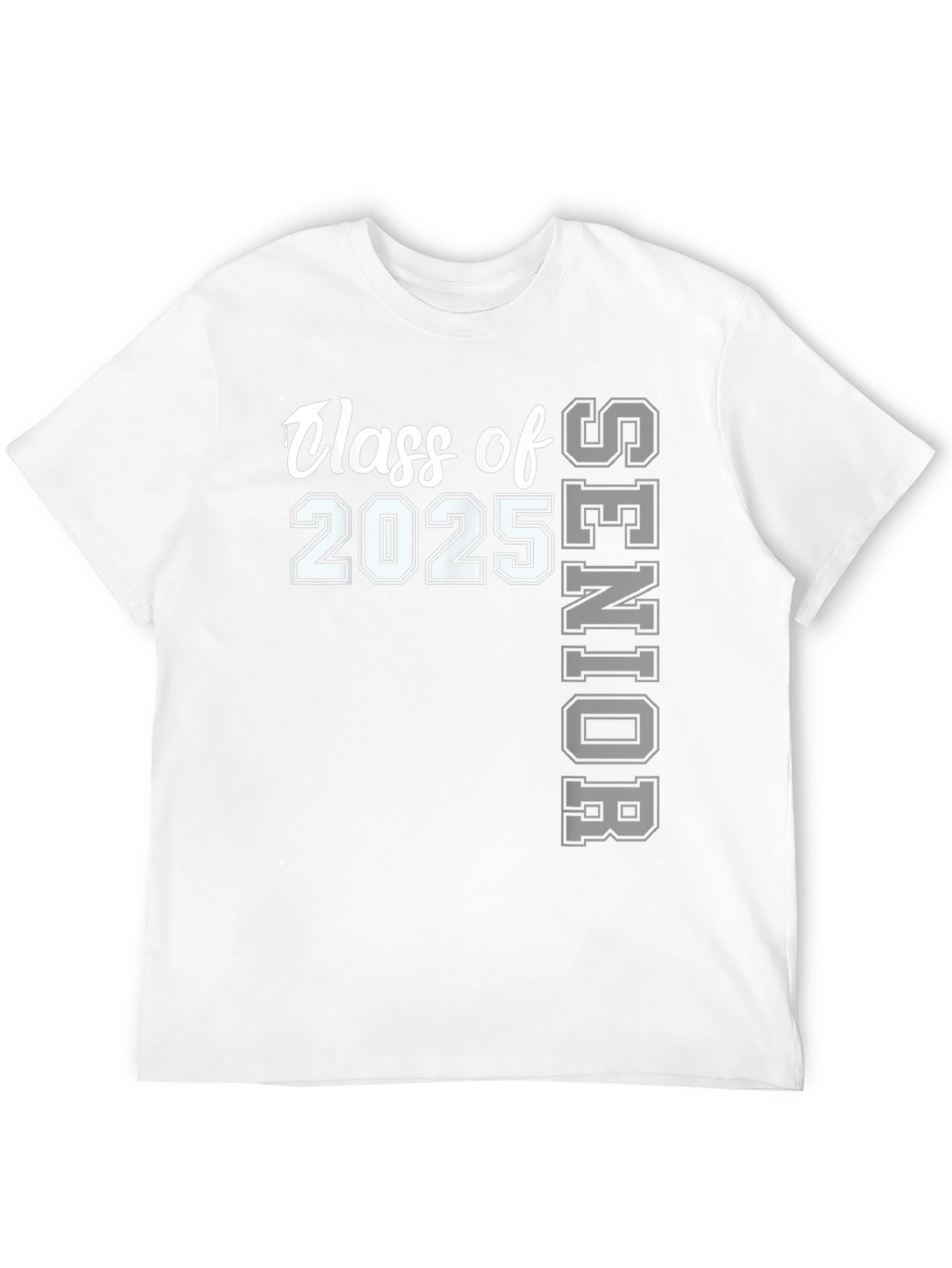 Black Class of 2025 Senior T-Shirt view 12