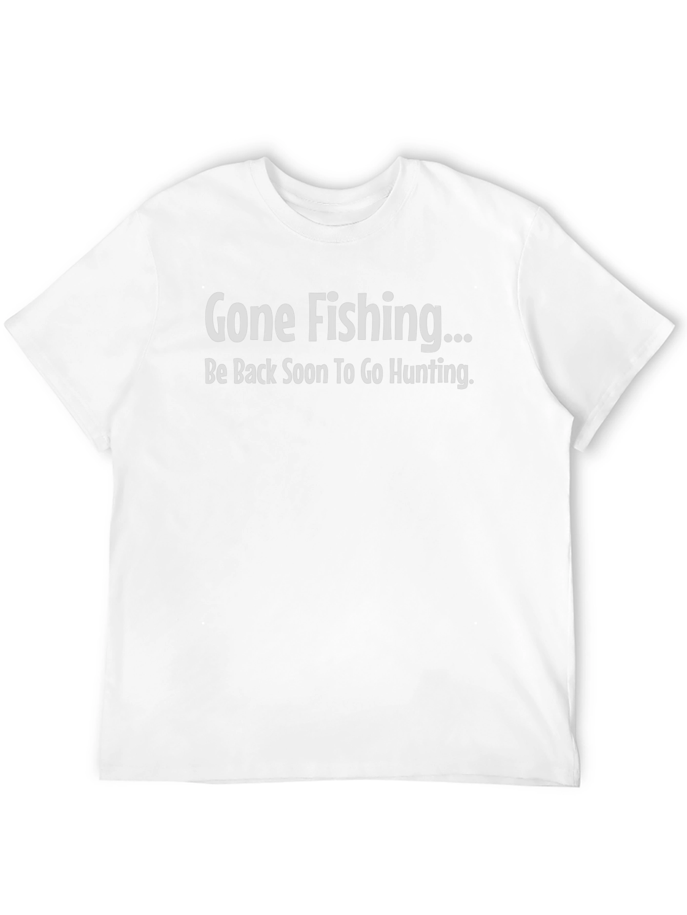 Black Gone Fishing, Back to Hunting T-Shirt view 12