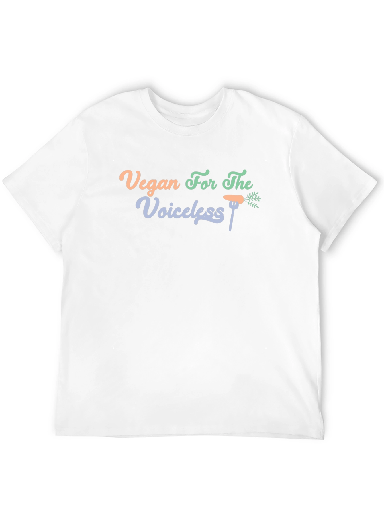 Black Vegan For The Voiceless Black T-Shirt view 12