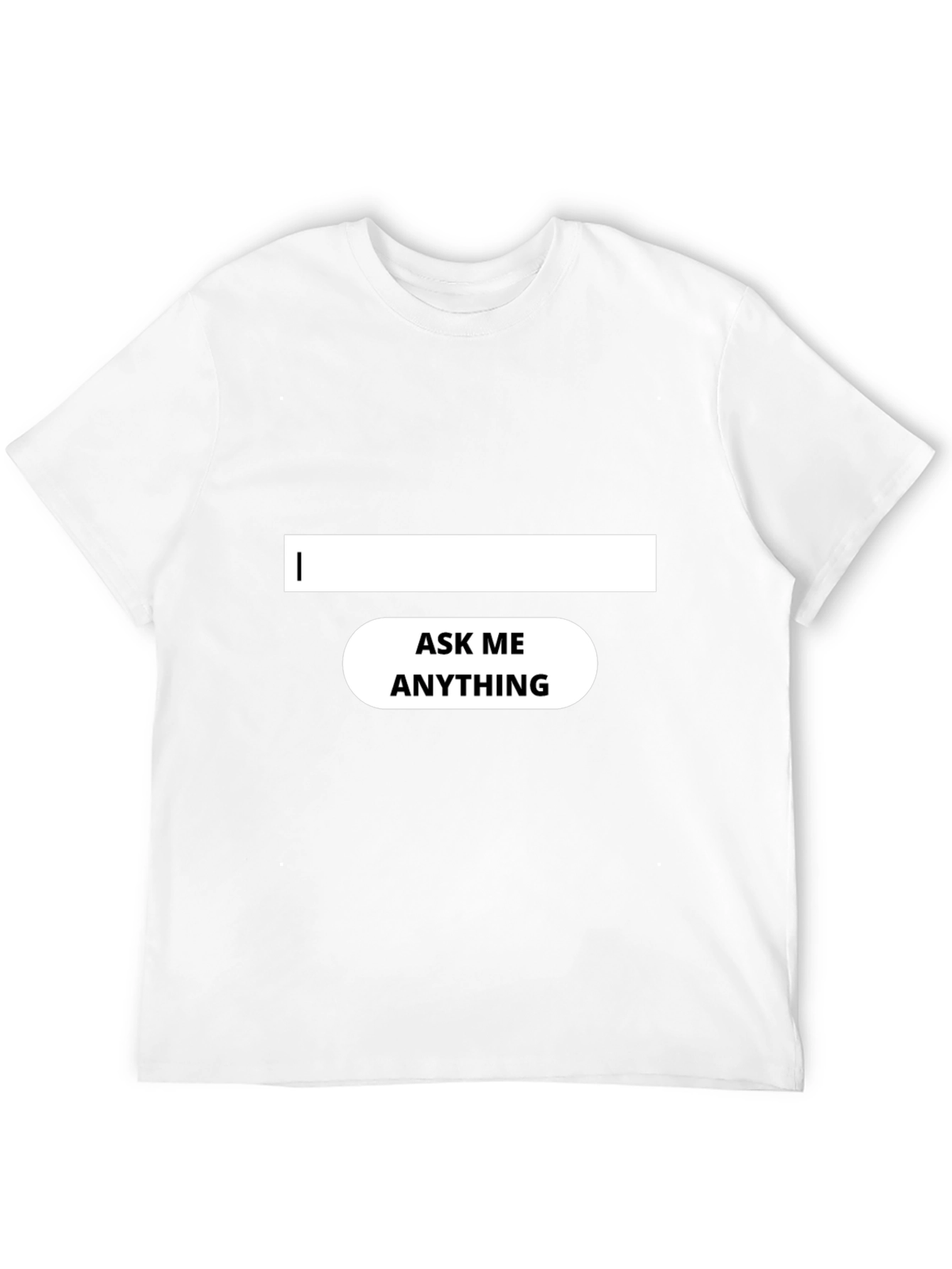 Black Ask Me Anything Black T-Shirt view 12