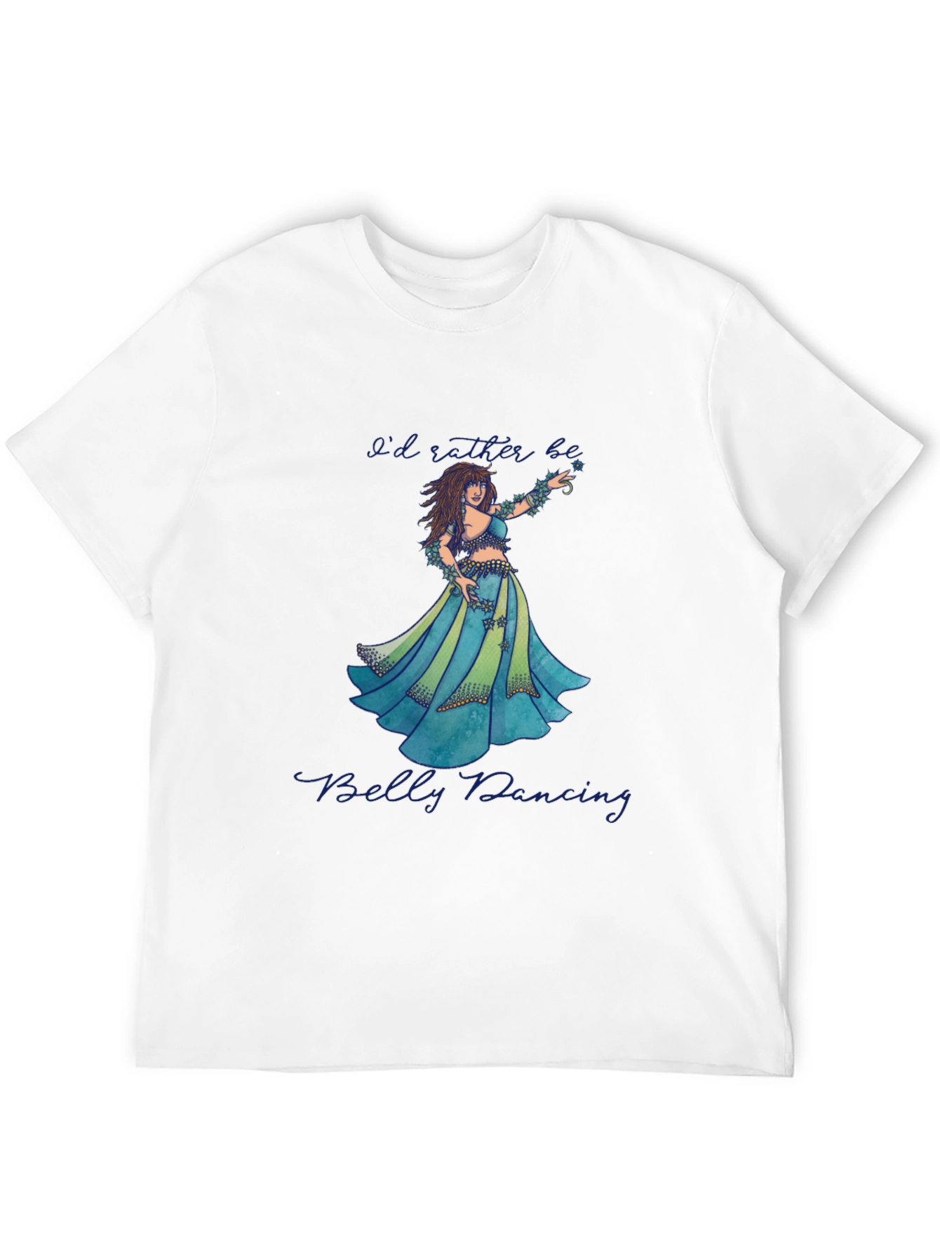 Black Belly Dancing Graphic T-Shirt - Soft Cotton Tee view 12