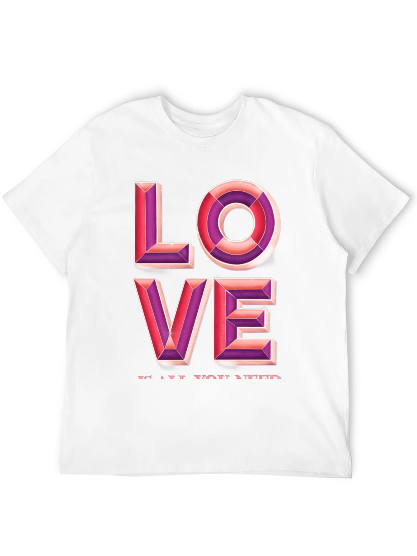 Black Love Graphic Tee - Black Casual T-Shirt view 12