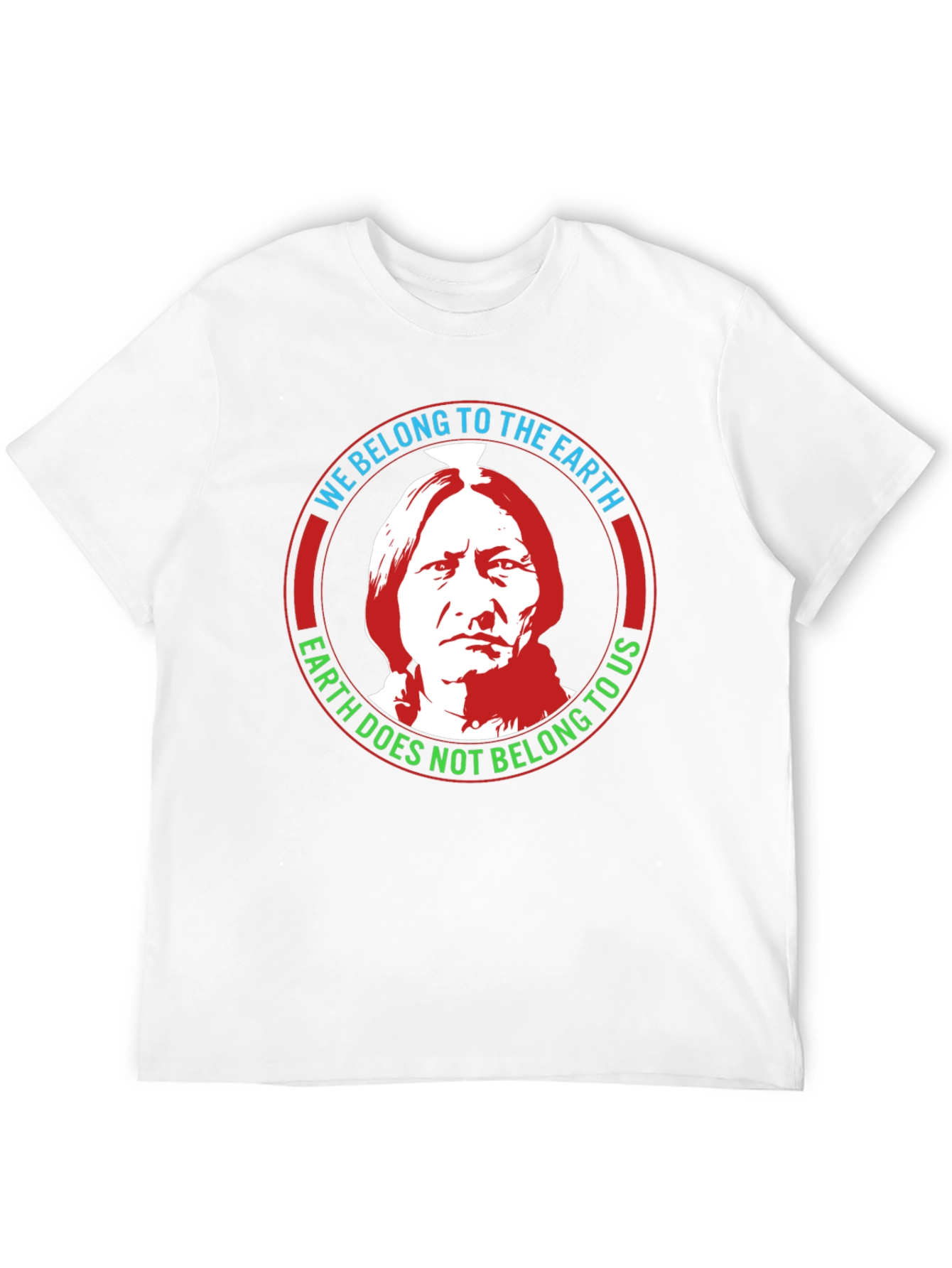 Black Native American Earth Belonging T-Shirt view 12