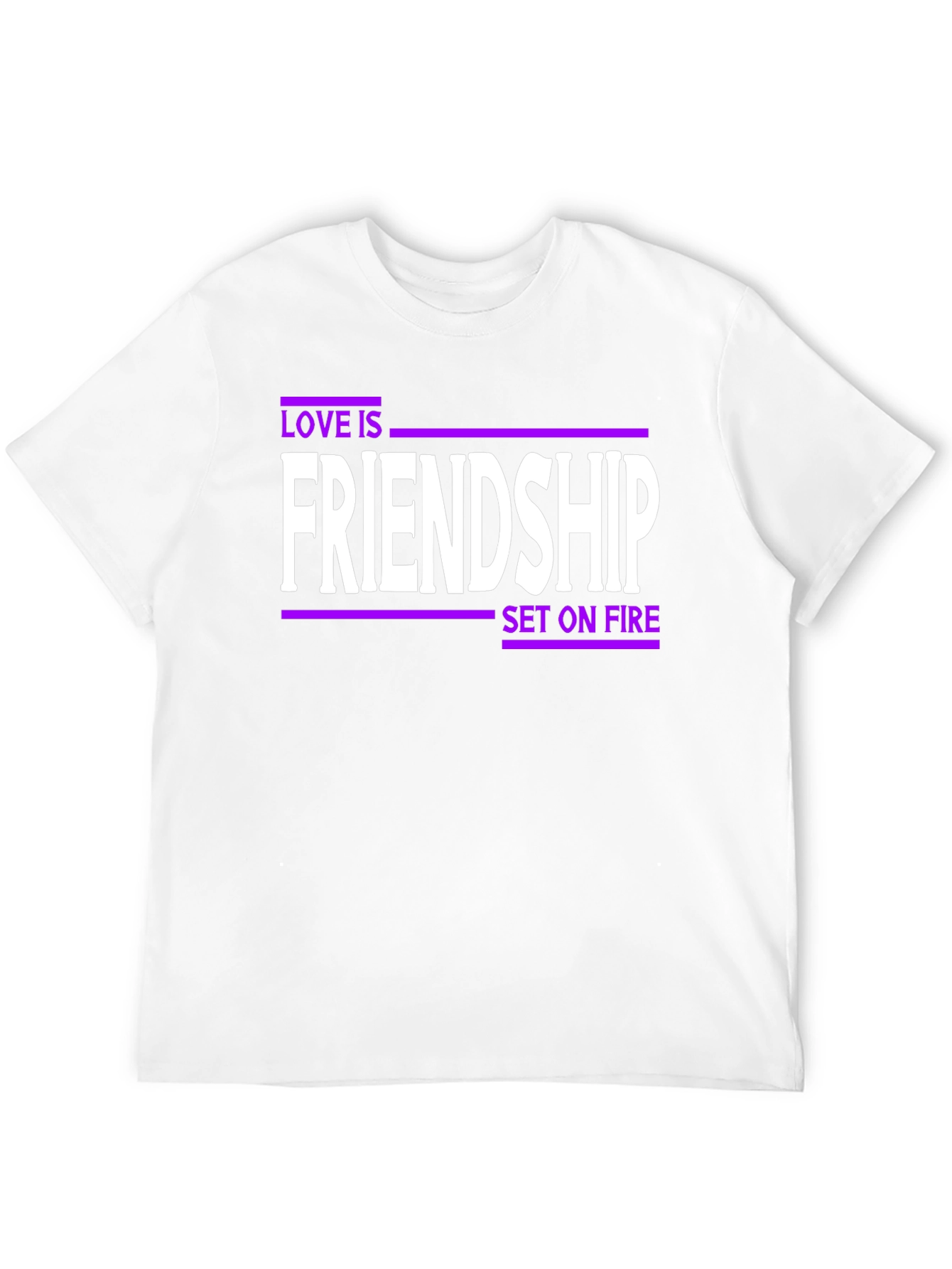 Black Friendship Set on Fire Graphic Tee view 12