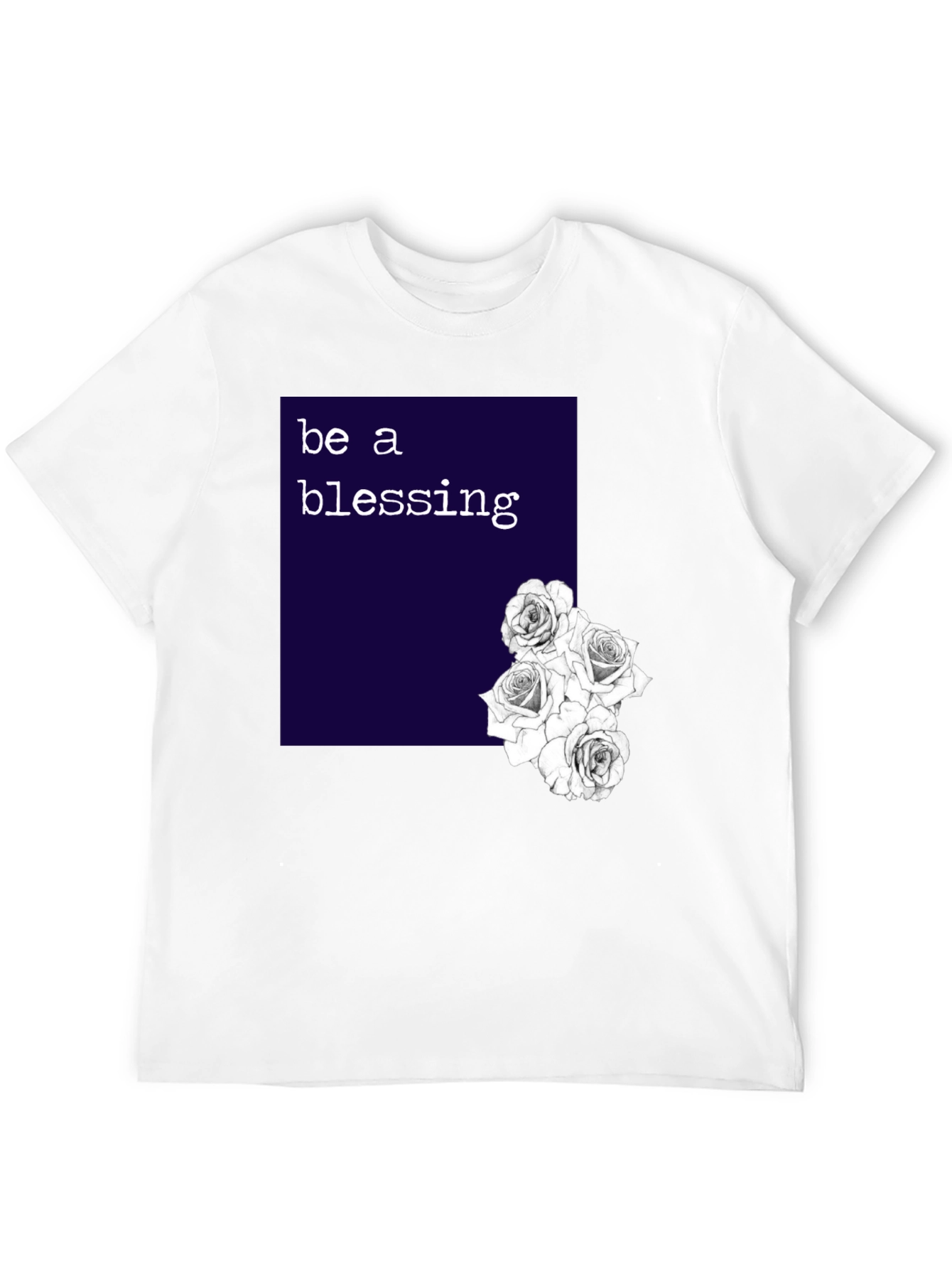 Black Be a Blessing Graphic T-Shirt view 12