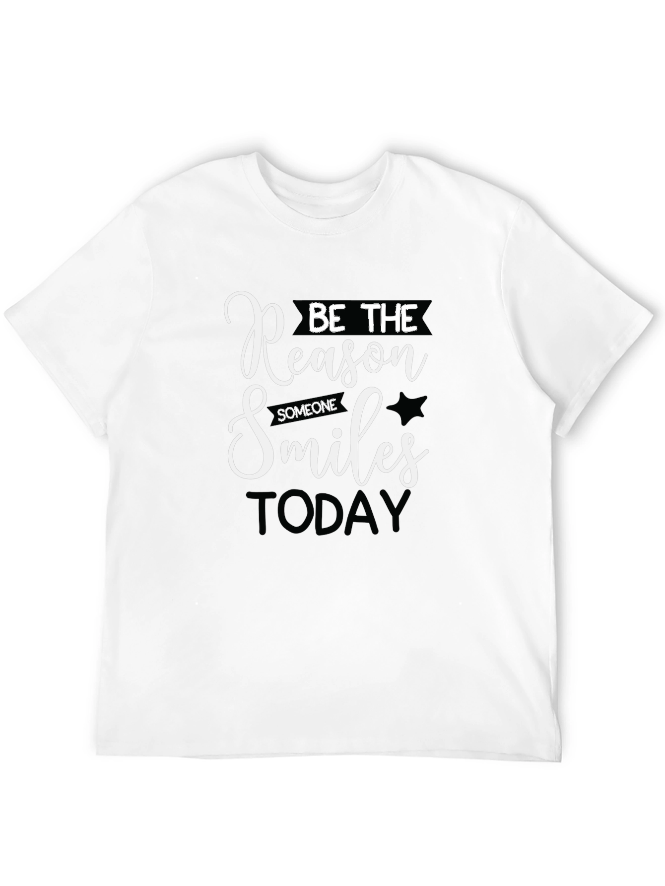Black Be The Reason T-Shirt: Inspirational Graphic Tee view 12