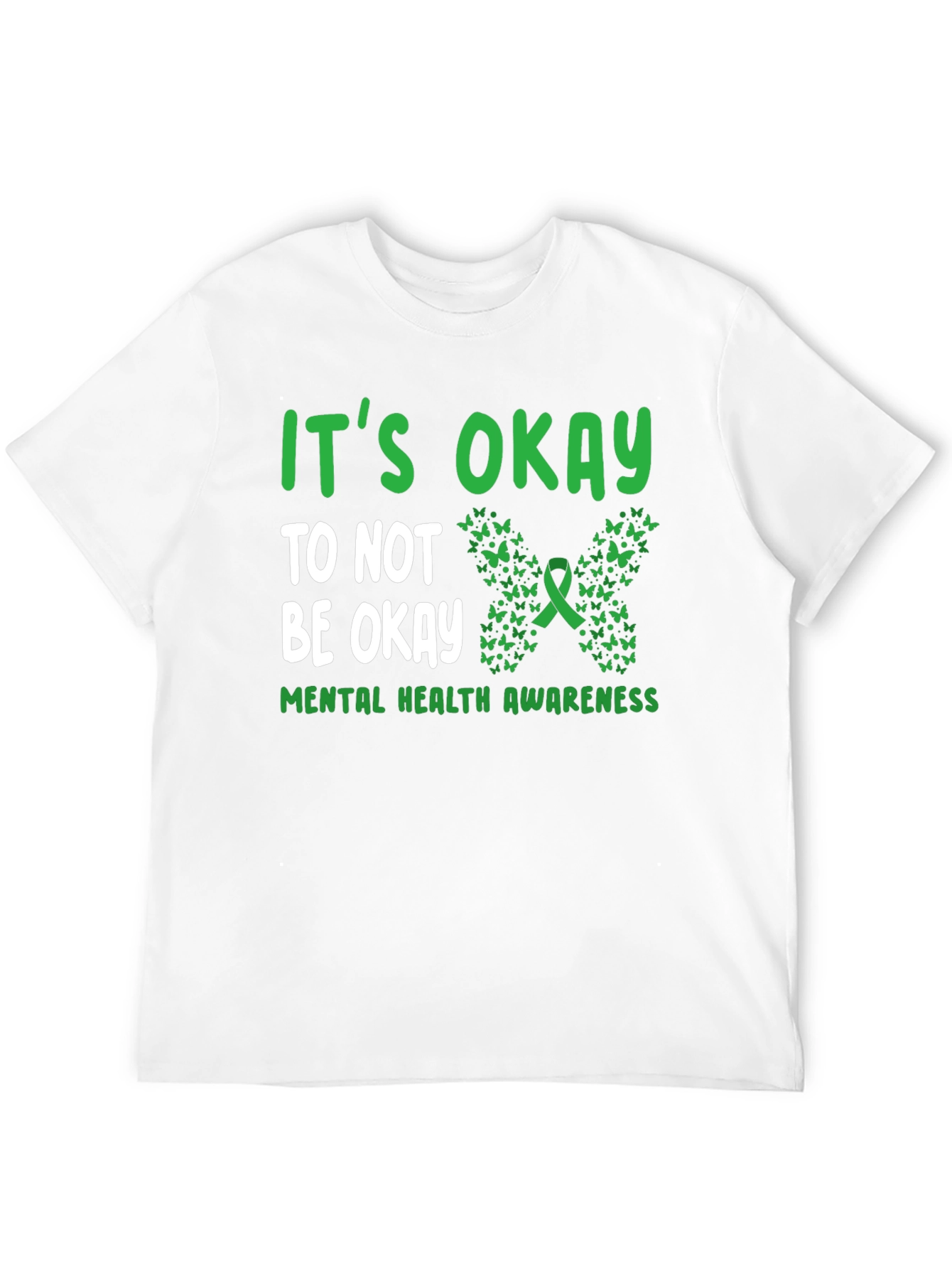 Black Mental Health Awareness Tee - It's Okay to Not Be Okay view 12