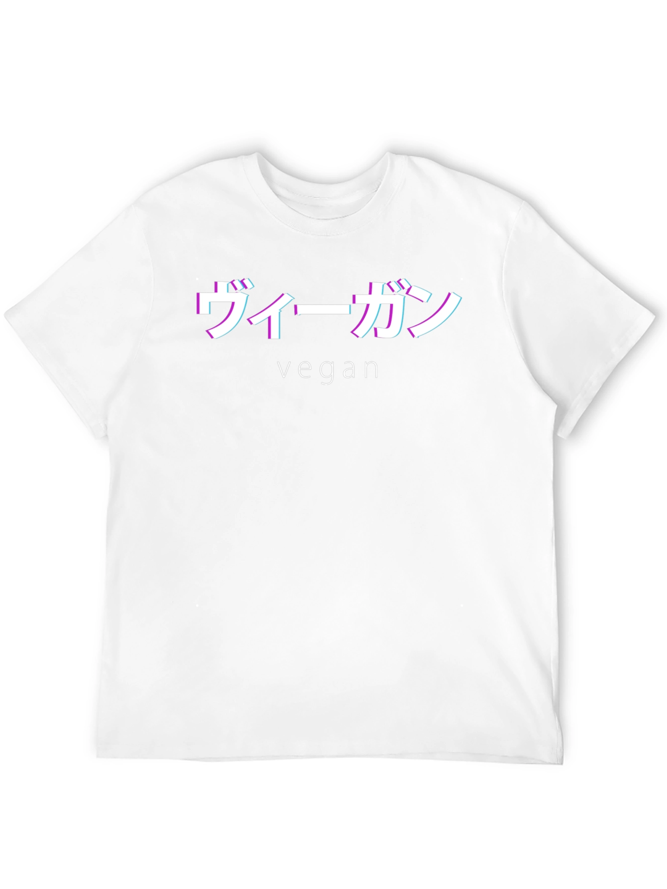 Black Vegan T-Shirt - Japanese Style - Black view 12