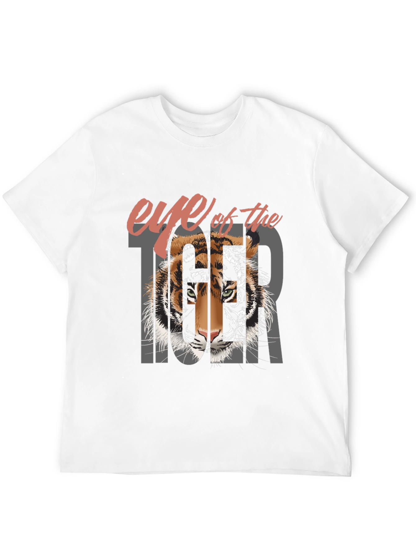 Black Eye of the Tiger Graphic Tee - Cool Casual Wear view 12