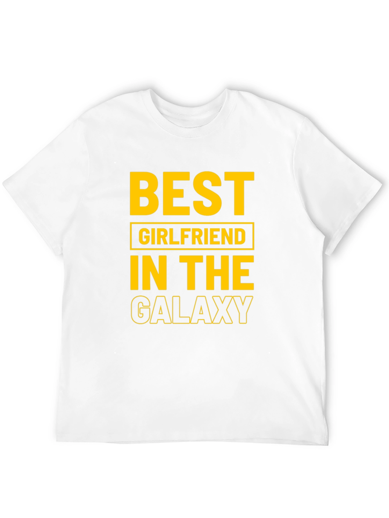 Black Best Girlfriend in the Galaxy Black T-Shirt view 12