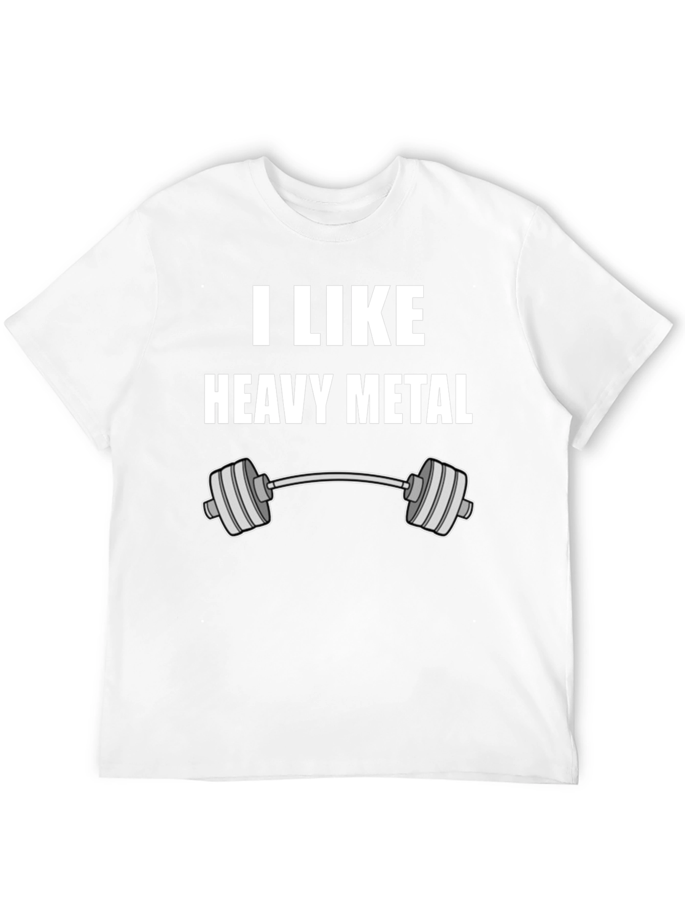 Black I Like Heavy Metal Black Graphic Tee view 12