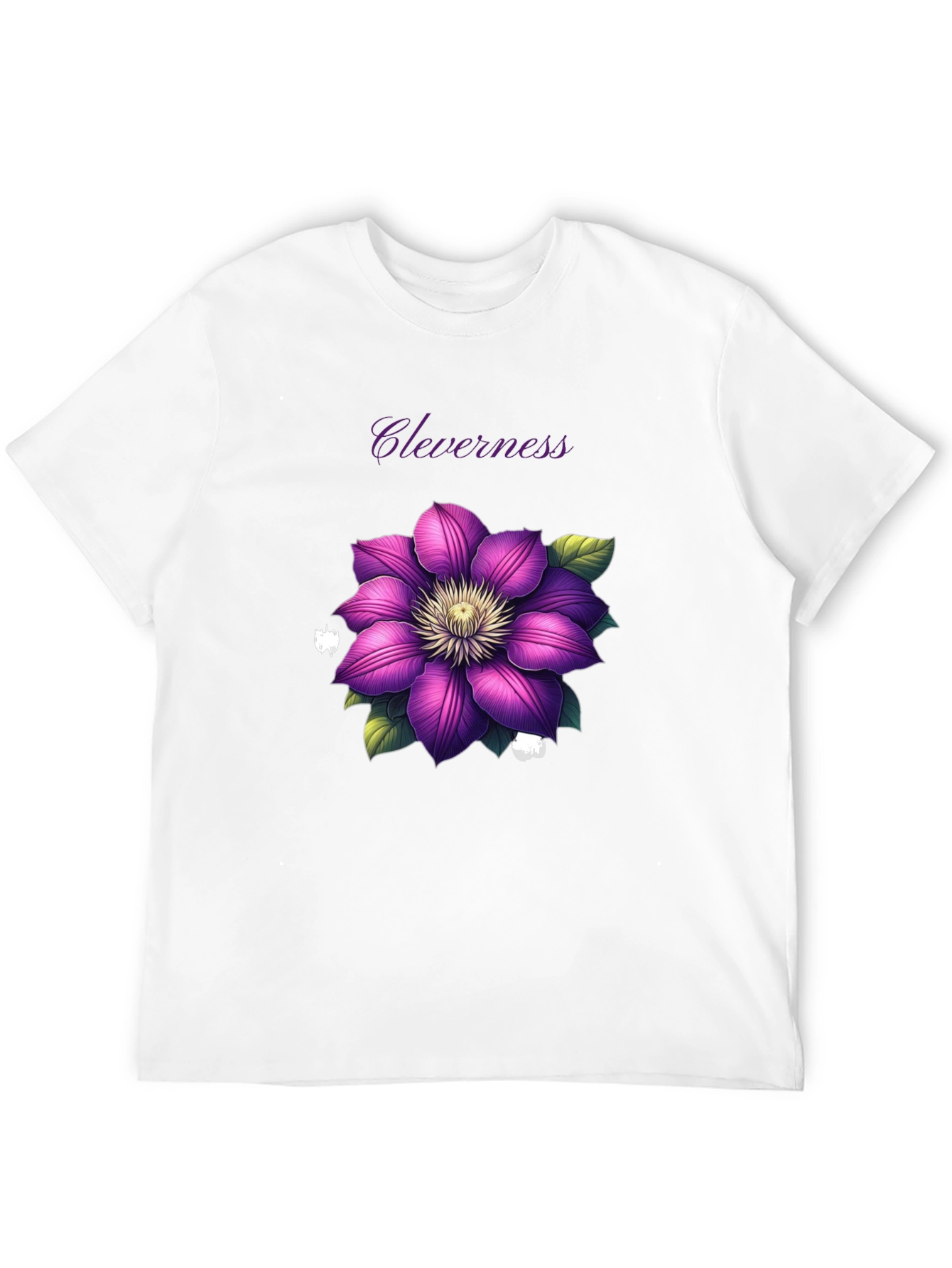 Black Cleverness Floral Graphic Black T-Shirt view 12