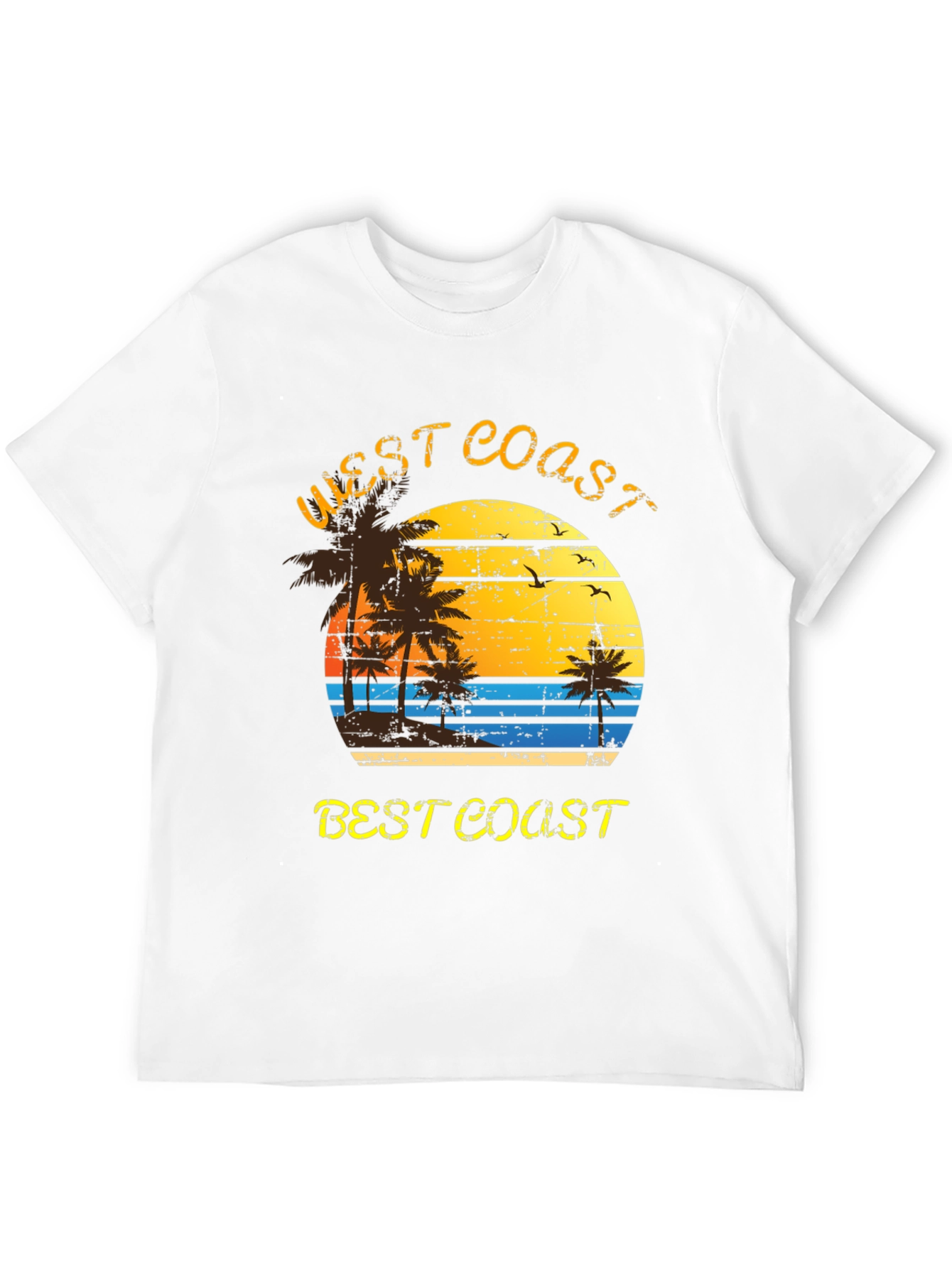 Black West Coast Best Coast Graphic Tee view 12