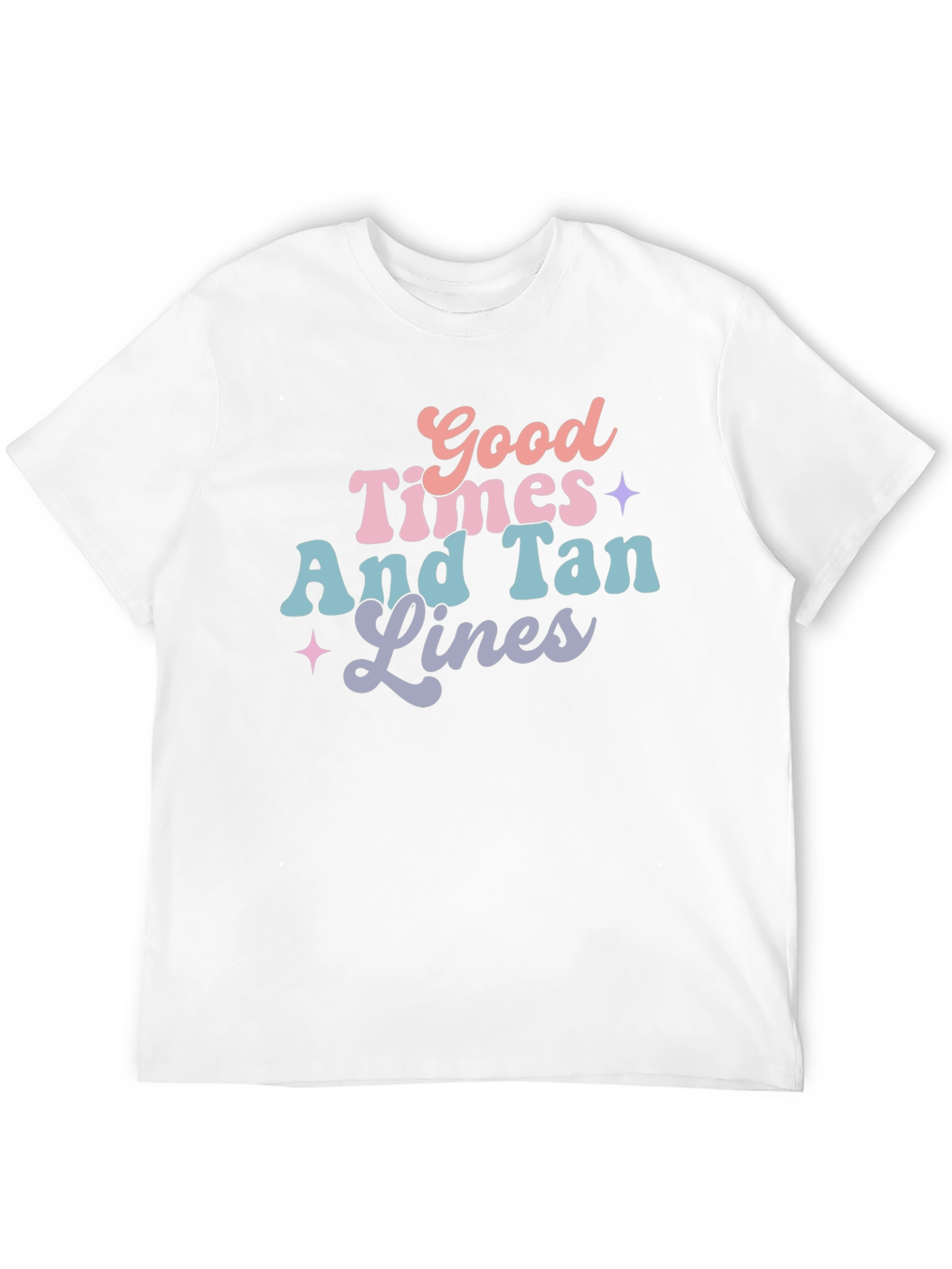 Black Good Times & Tan Lines Graphic Tee - Black view 12