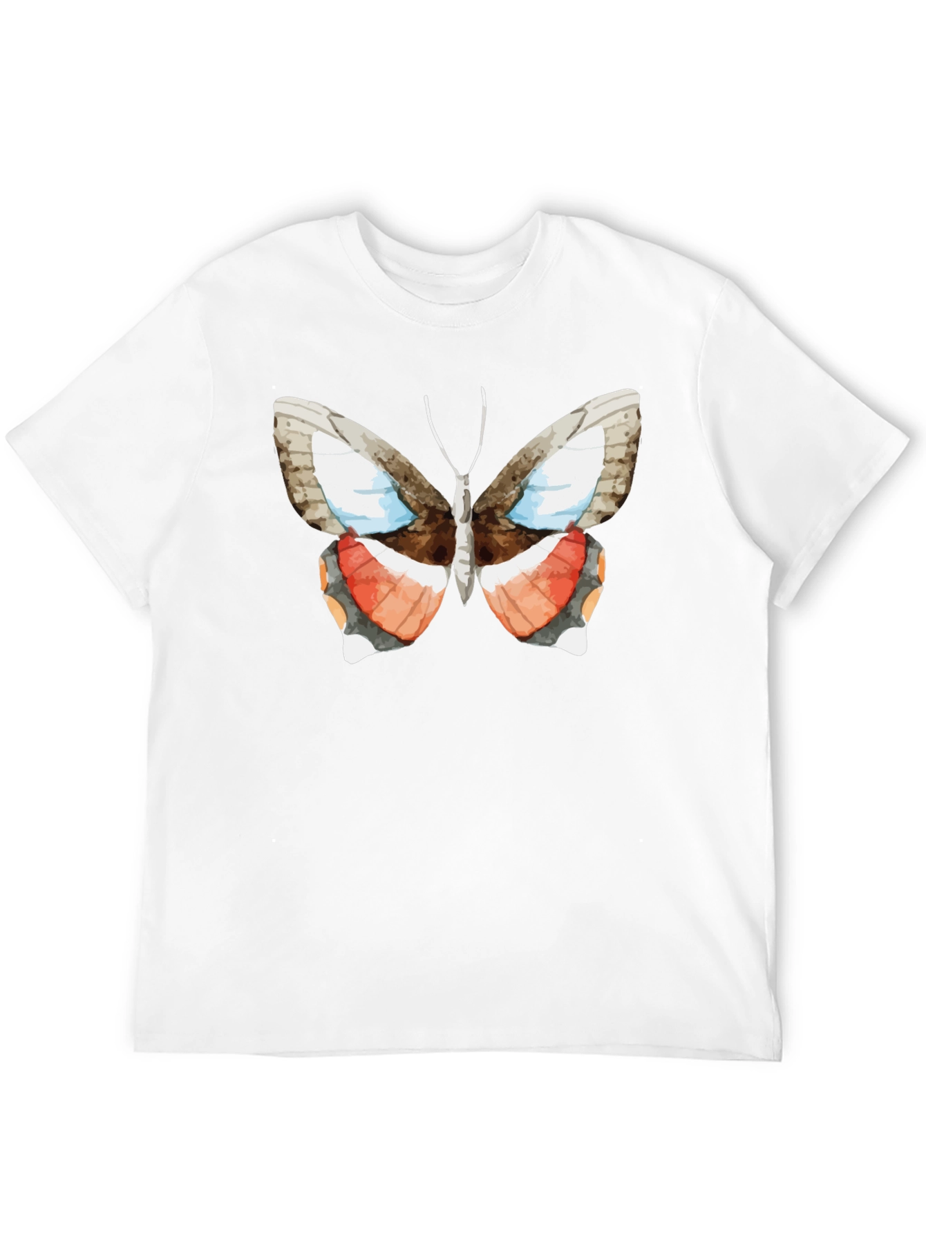 Black Butterfly Graphic Tee - Nature Inspired Fashion view 12