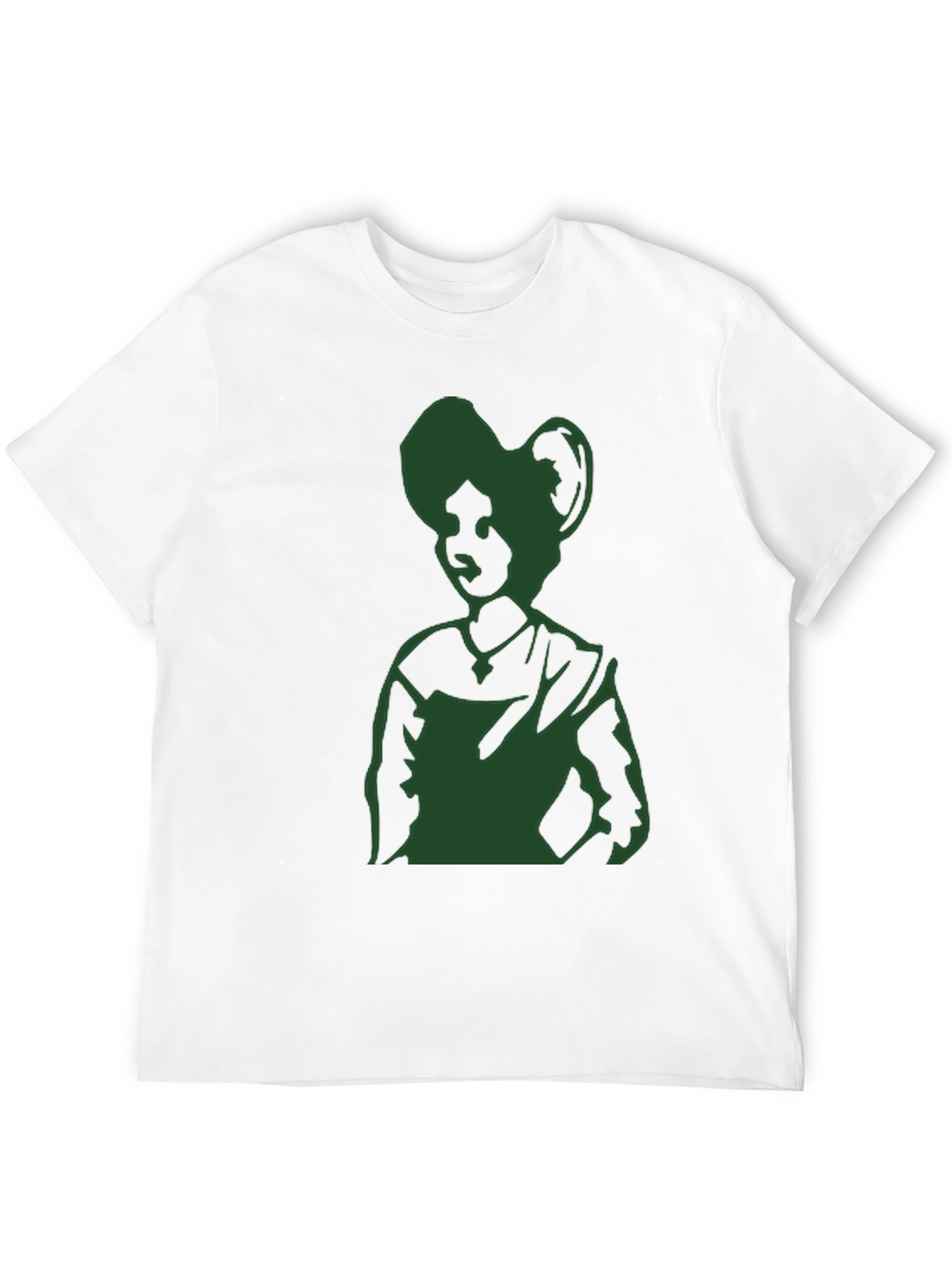 Black Silhouette Graphic Tee - Soft Cotton Blend view 12