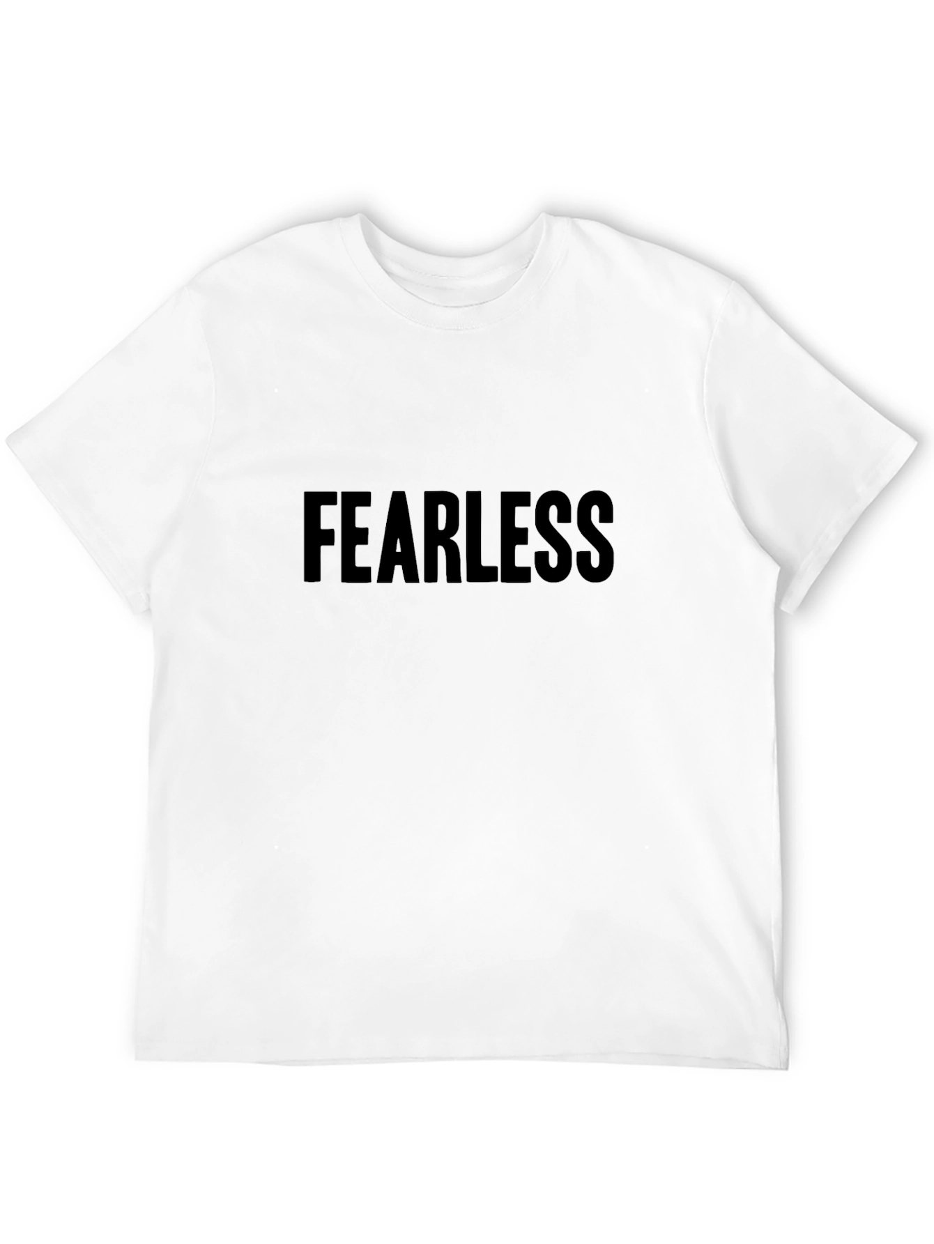 Black Fearless Black Graphic Tee - Casual Style view 12