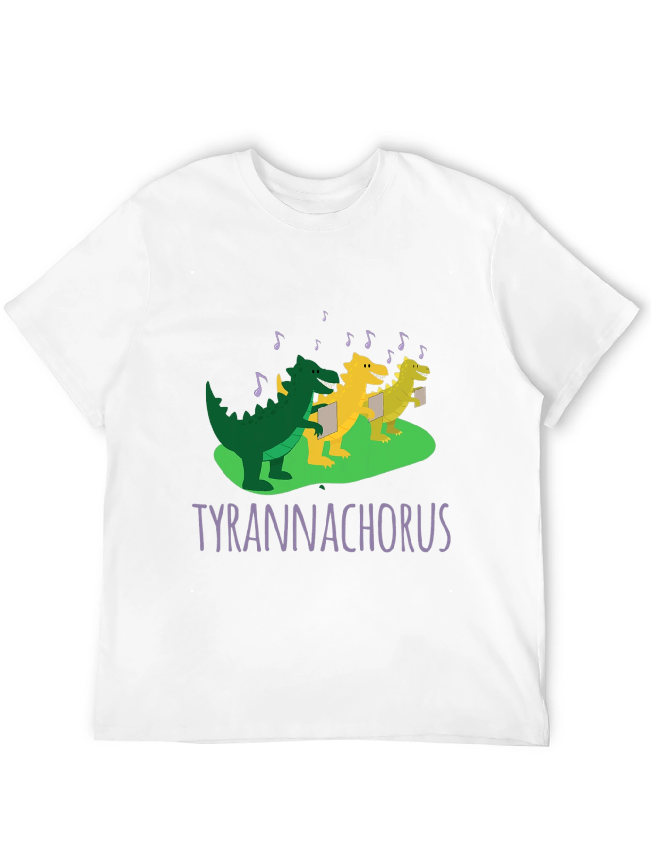 Black Tyrannachorus T-Shirt: Dinosaur Choir Tee view 12