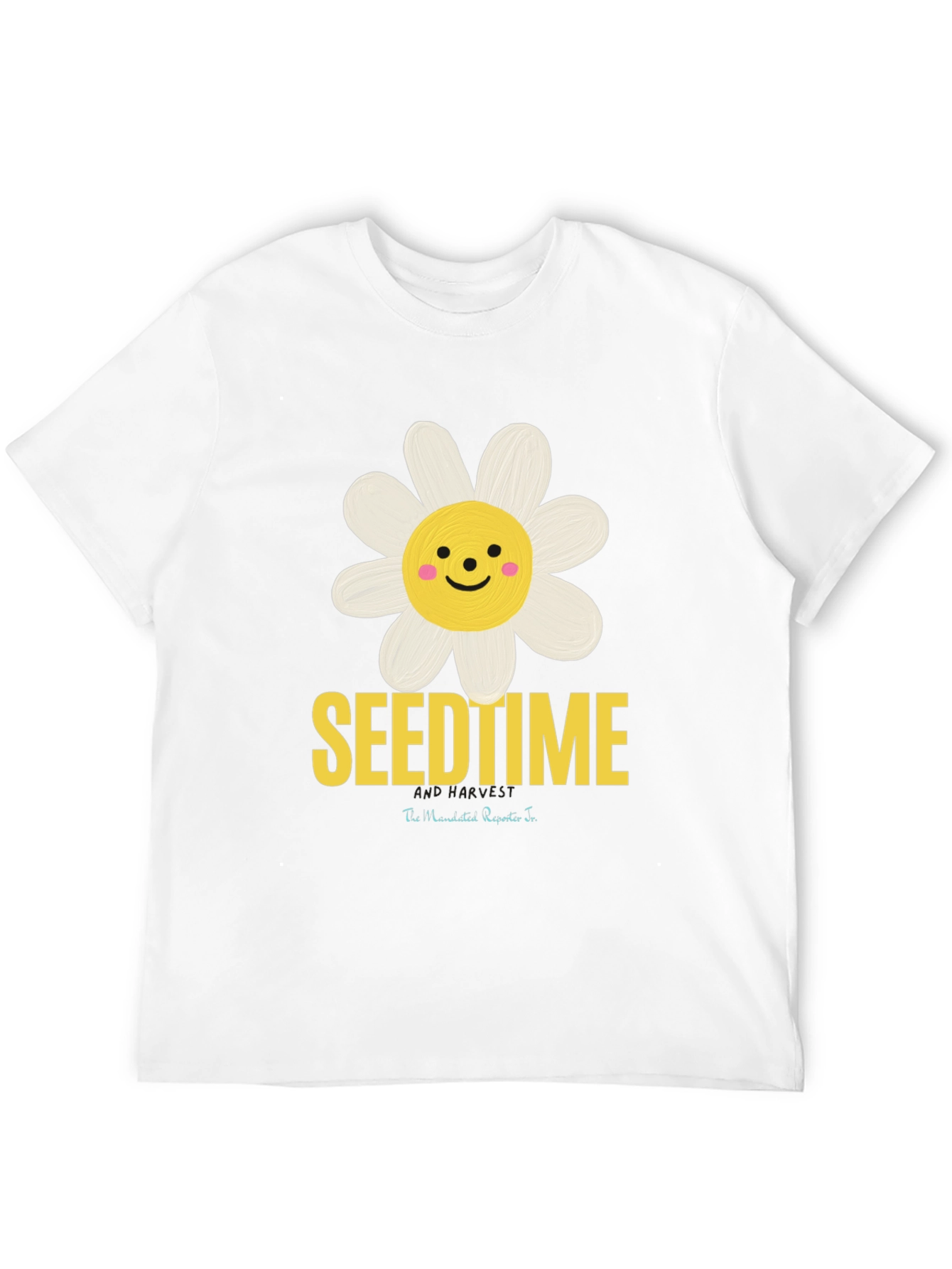 Black SeendTime Daisy Graphic T-Shirt, Black Cotton Blend view 12