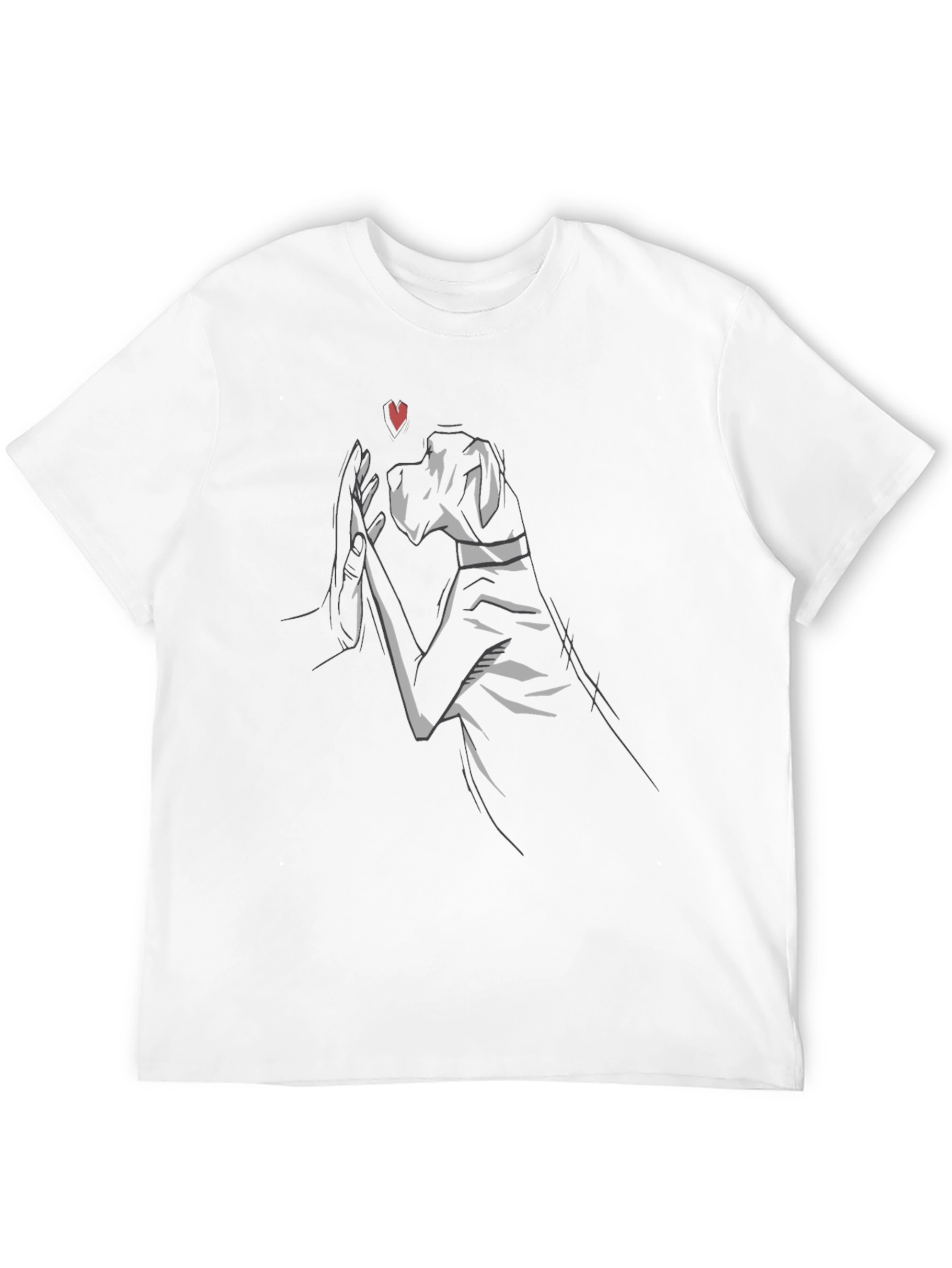 Black Heart Dog T-Shirt view 12